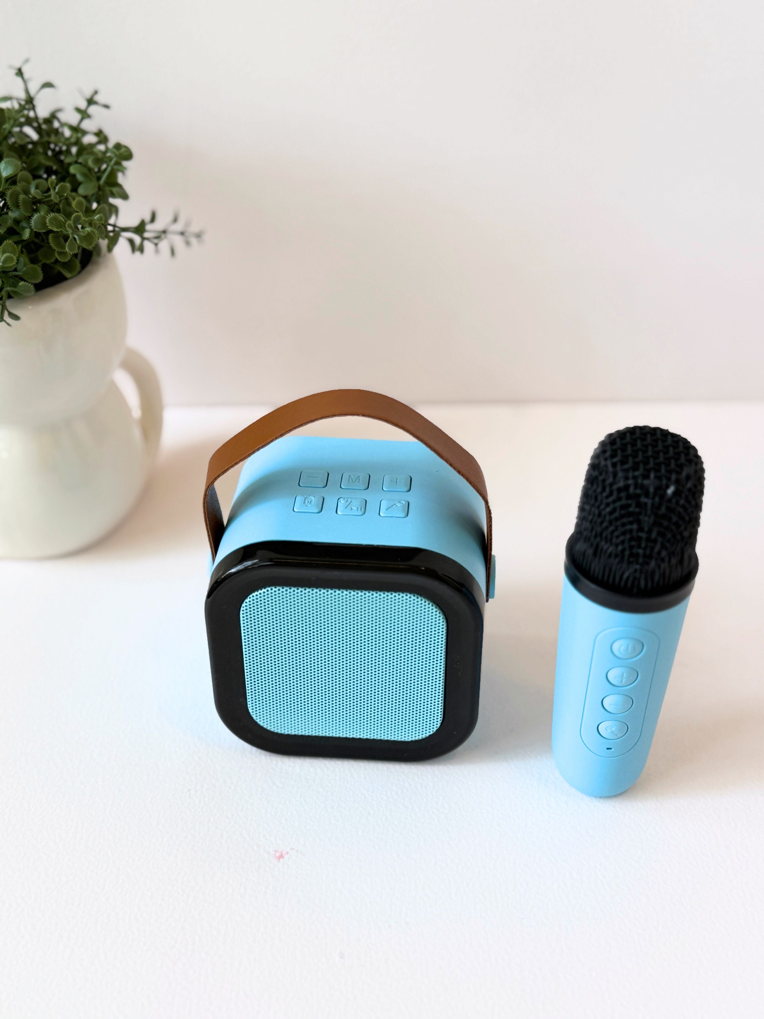 Portable Wireless Bluetooth Speaker & Microphone Set – Kids Karaoke & Music Combo