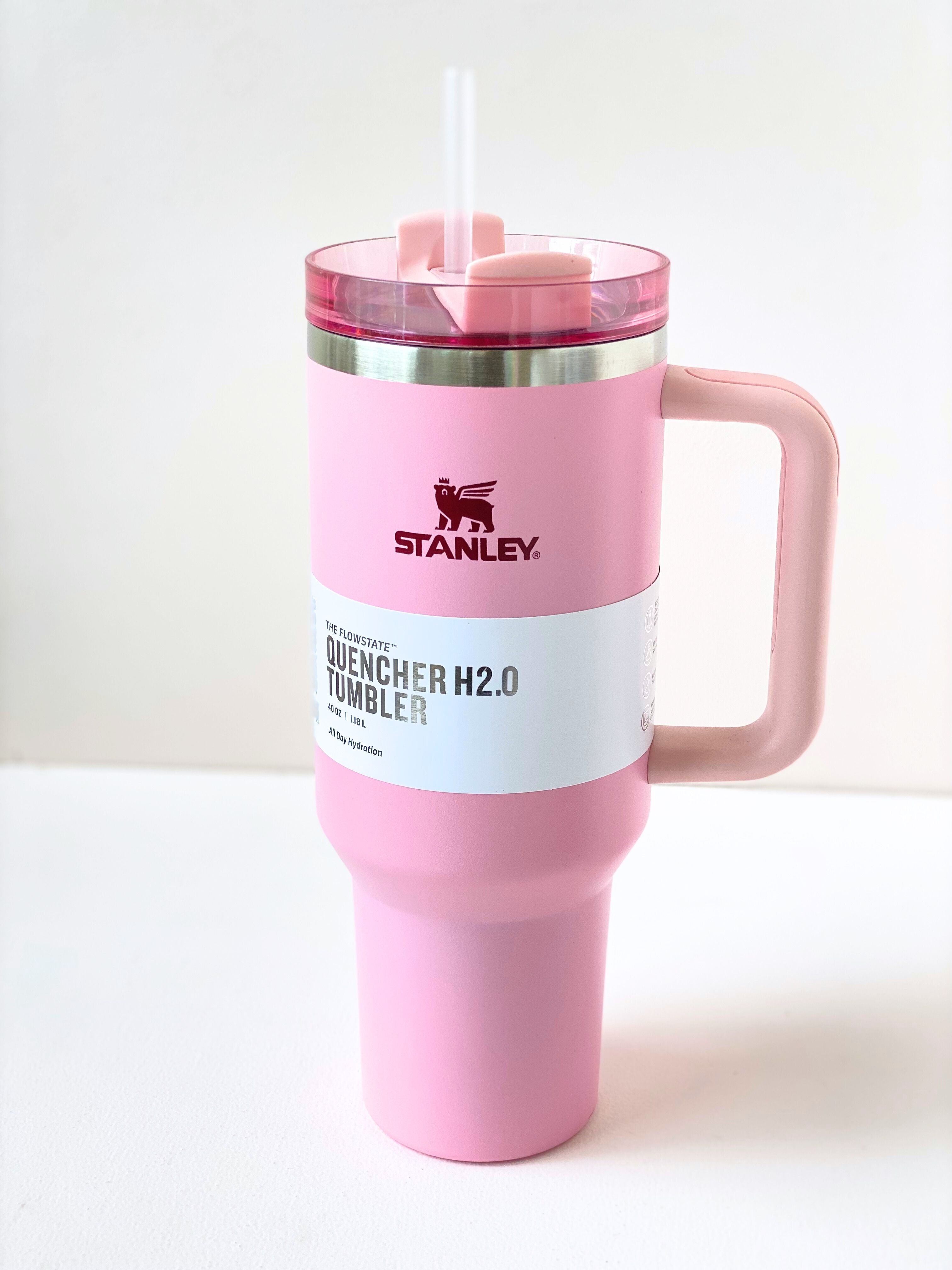 Stanley-Inspired Quencher H2.0 Tumbler with Handle – 40 oz | Leakproof, Insulated, Travel-Friendly Water Mug with Straw