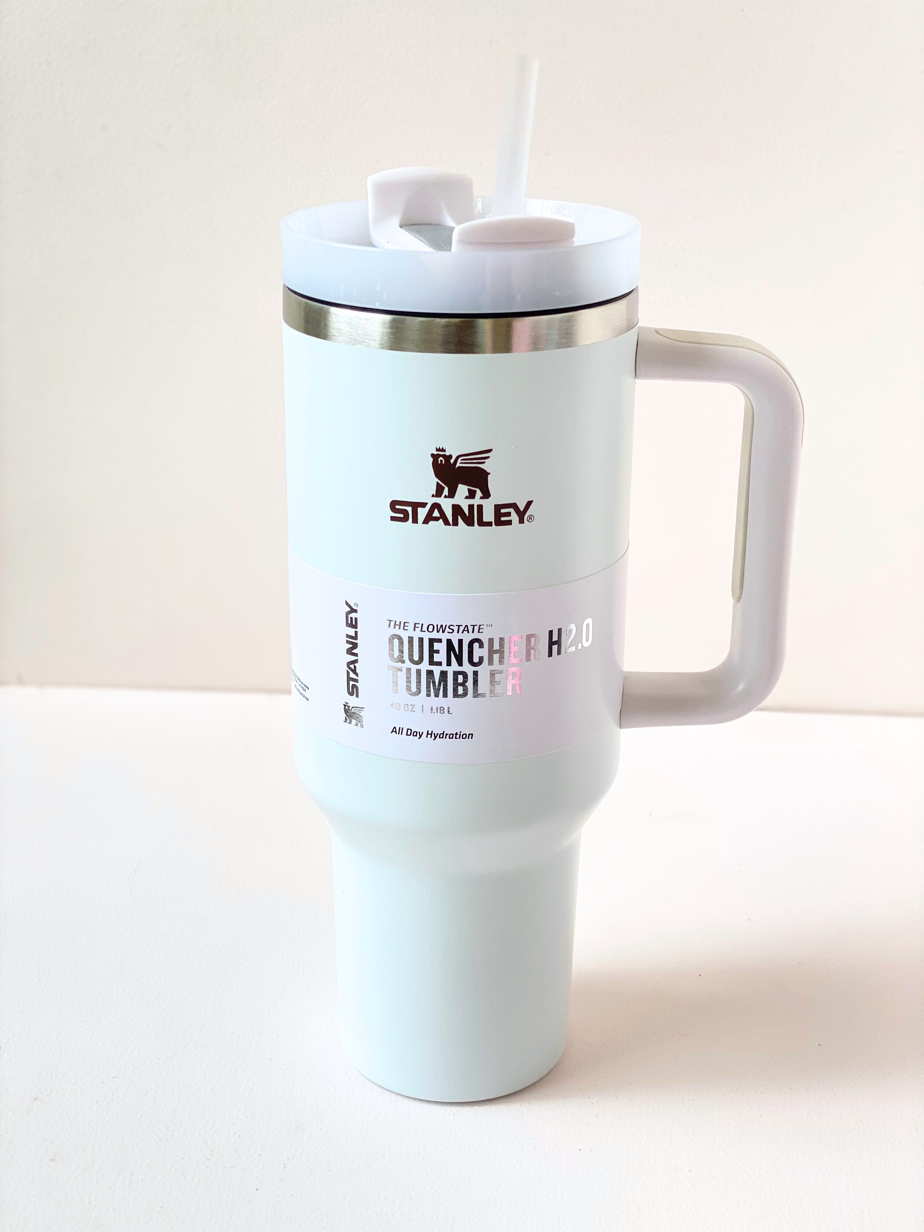 Stanley-Inspired Quencher H2.0 Tumbler with Handle – 40 oz | Leakproof, Insulated, Travel-Friendly Water Mug with Straw