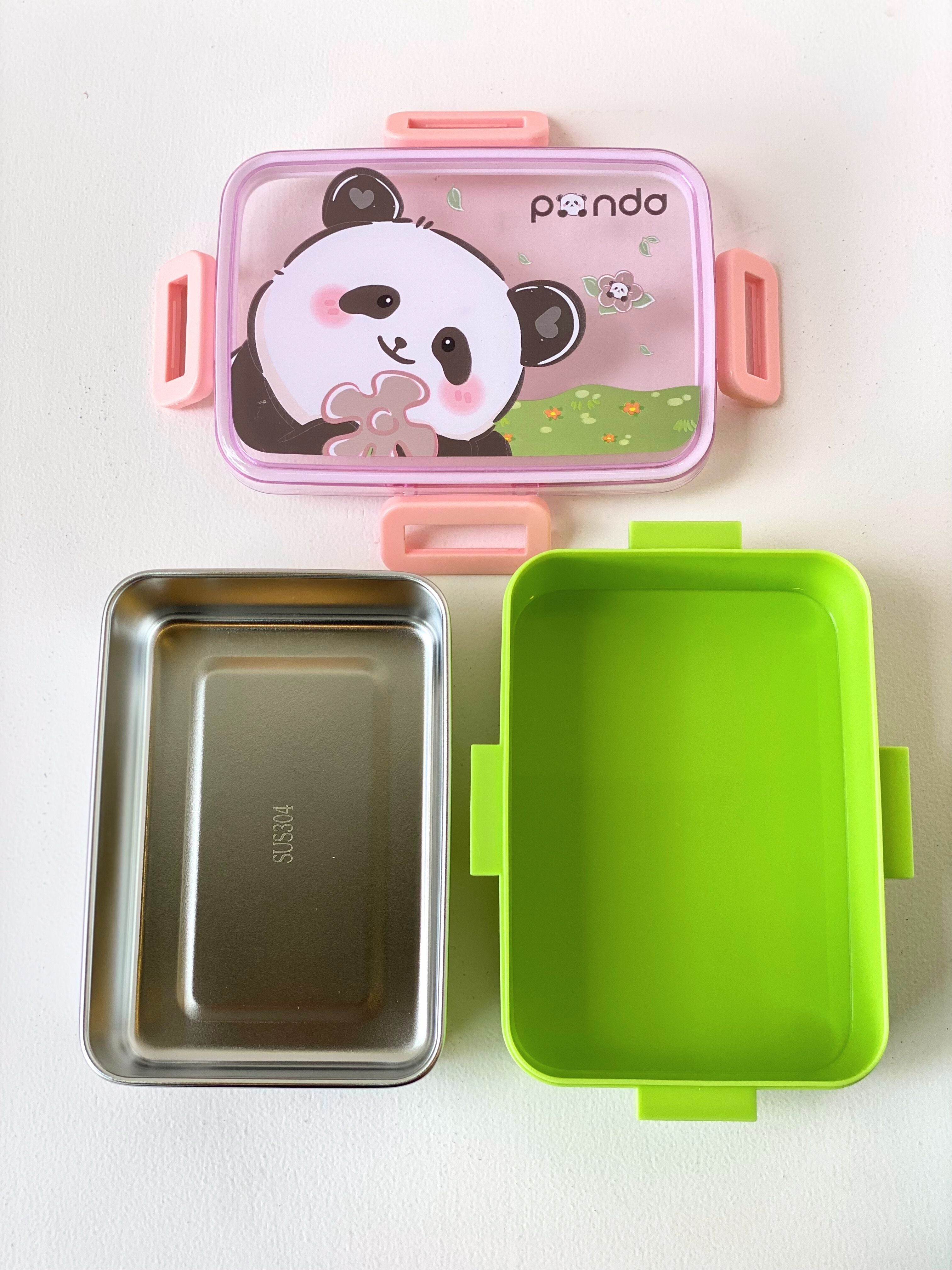 Cute Kids Stainless Steel Lunch Box – Leakproof & Durable Bento Box with Cartoon Lid