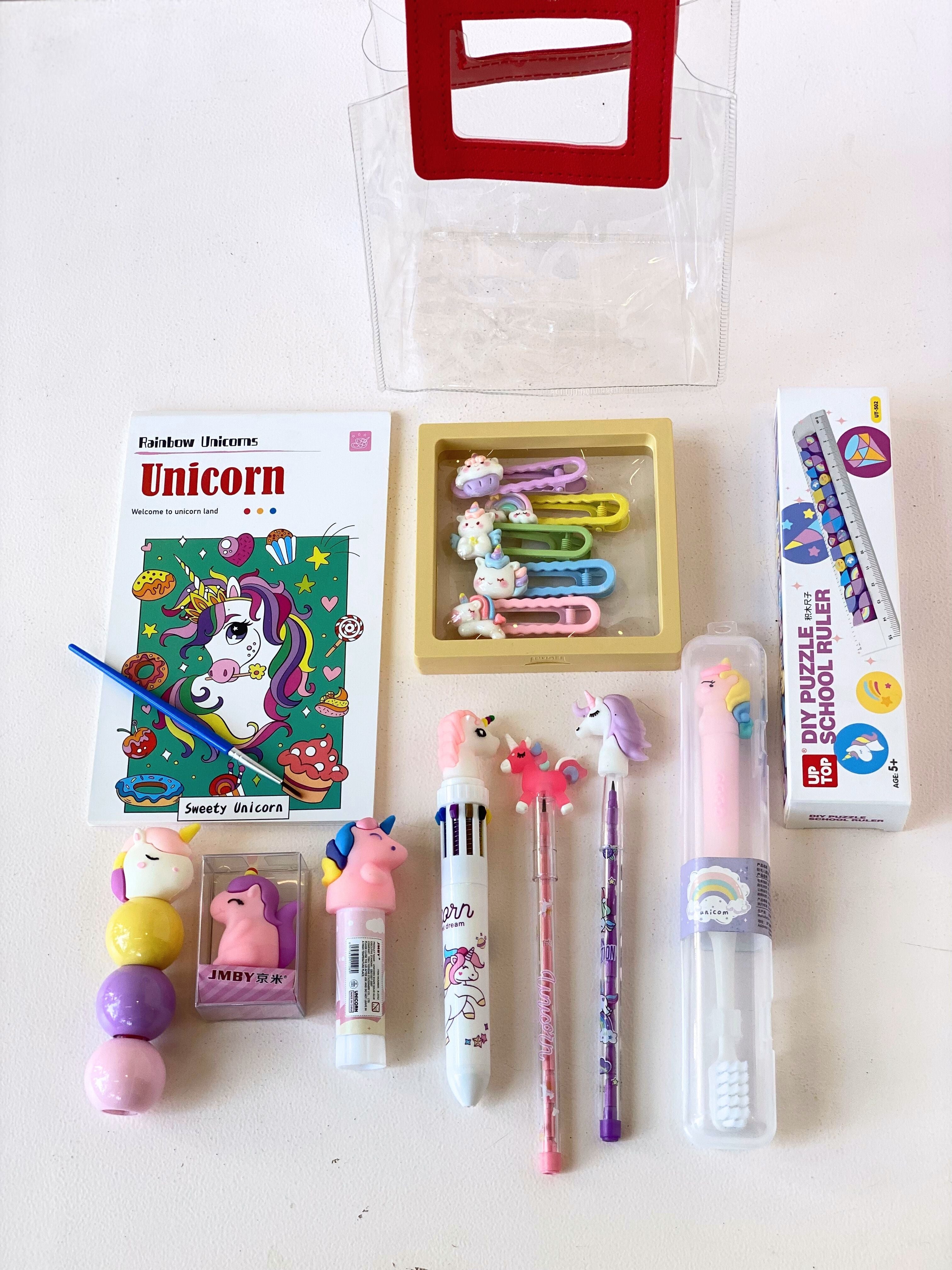 Magical Unicorn-Themed Stationery & Accessory Gift Hamper