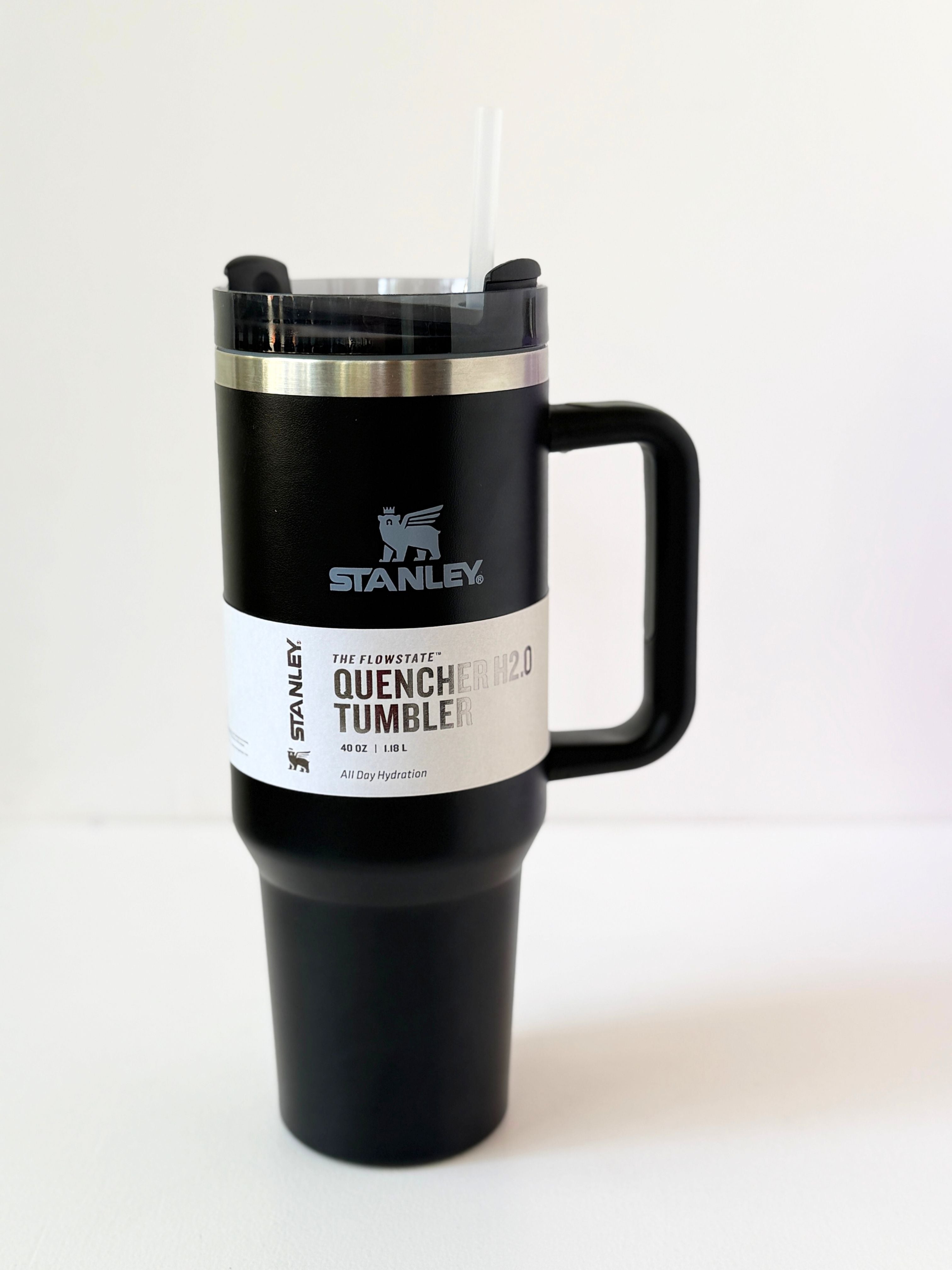 Vibrant Colourful Stanley 40 oz Quencher H2.0 FlowState Tumbler with Handle and Straw
