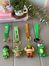 Load image into Gallery viewer, Green Cartoon keychain
