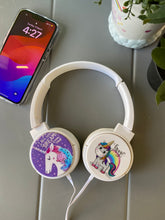 Load image into Gallery viewer, Unicorn wire headphones
