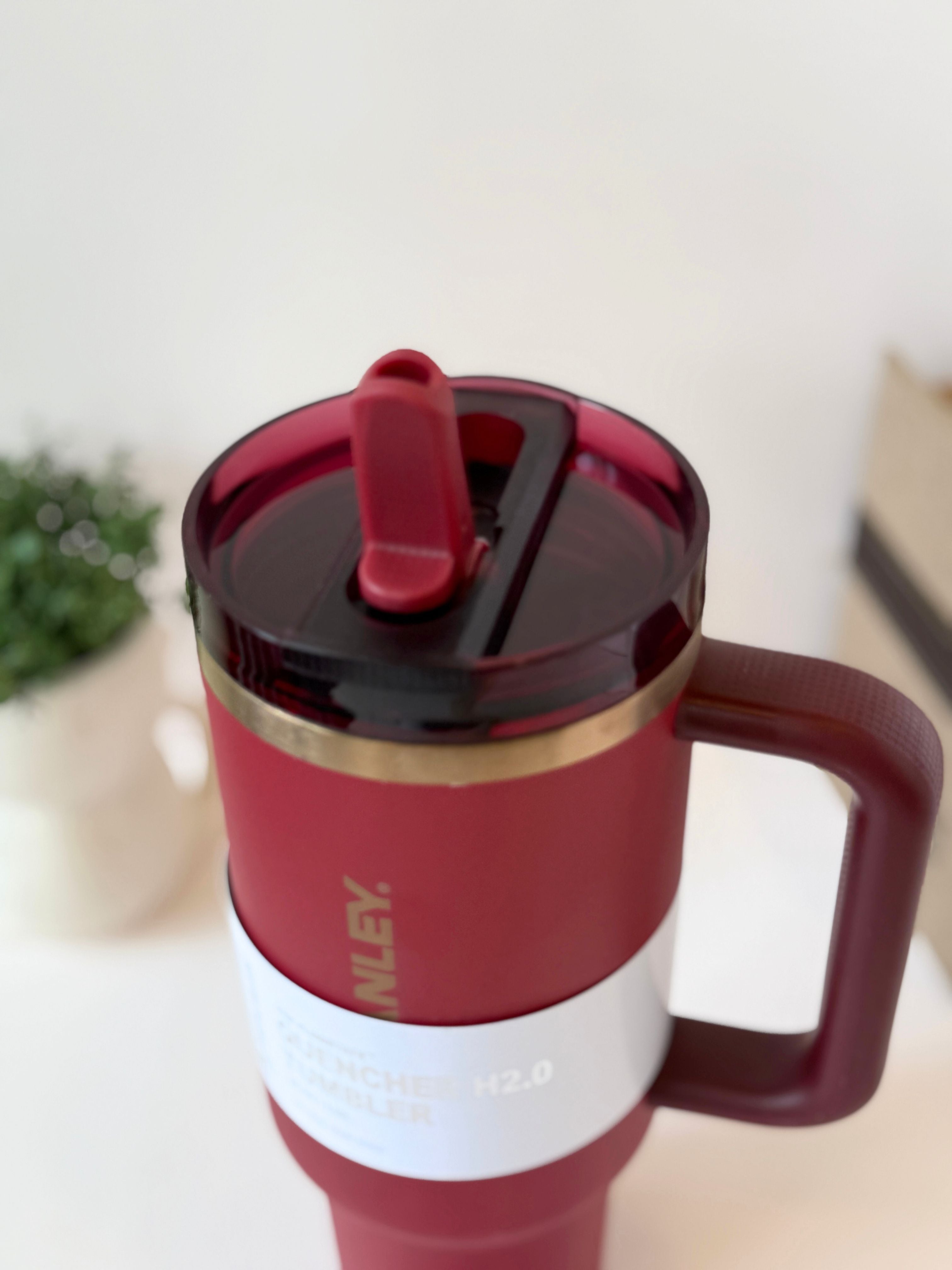 Stanley Quencher H2.0 FlowState Tumbler – 40 oz Insulated Hydration Mug with Handle & Straw