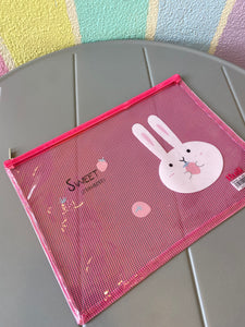 Bunny Net Folder With Zip