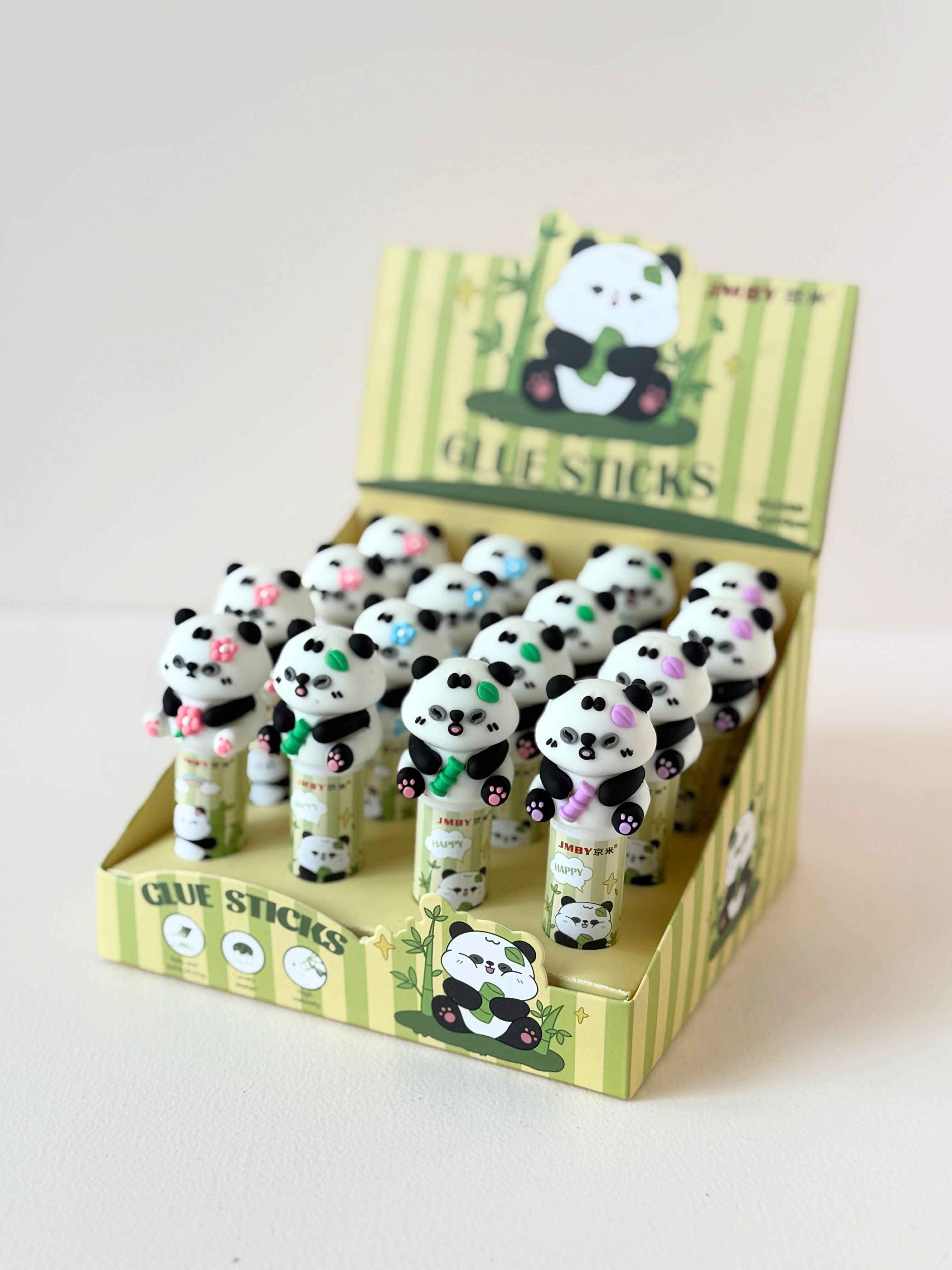 Cute Panda Glue Sticks – Set of Adorable Animal Stationery for Kids