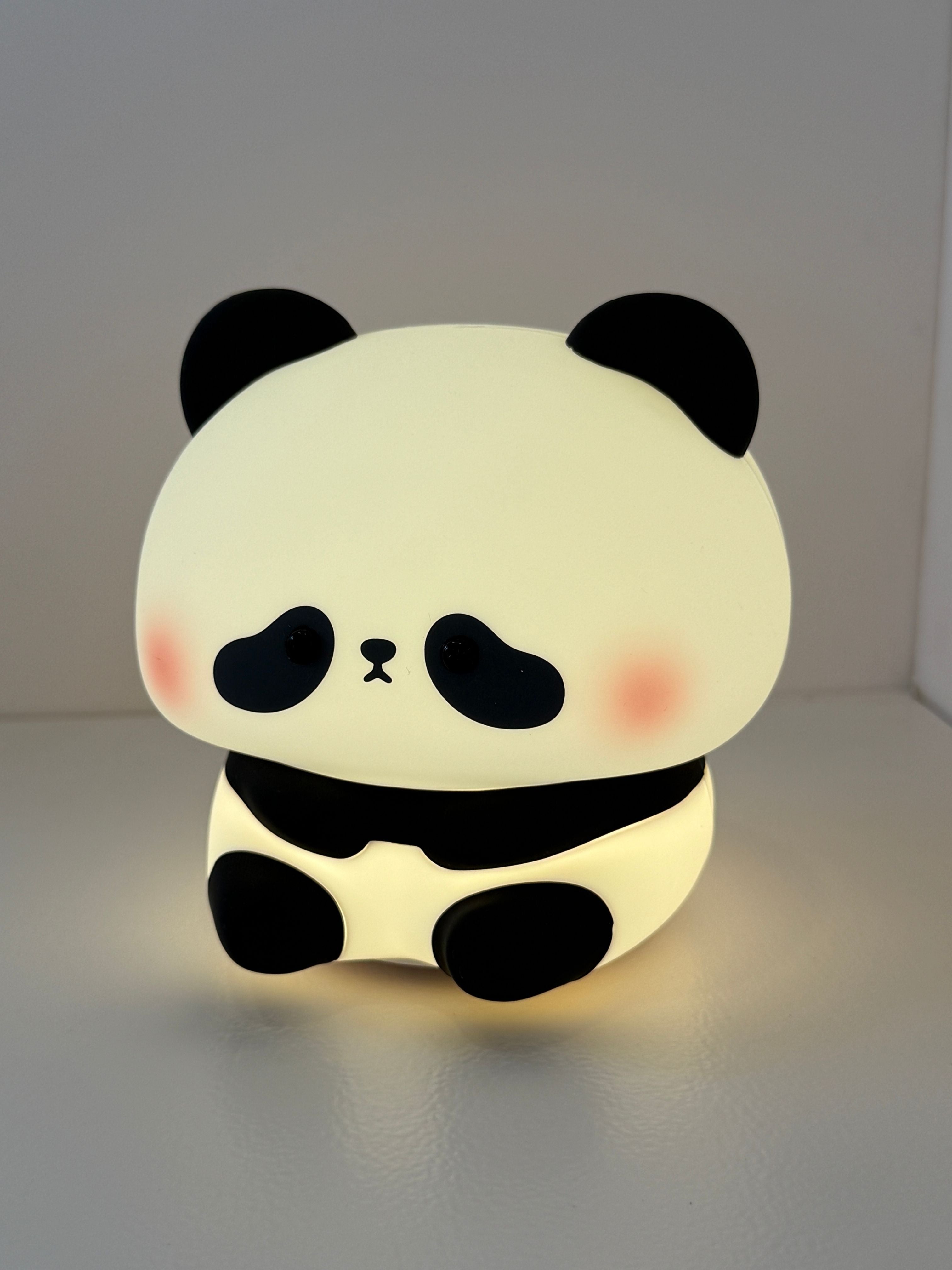 Blushy Panda Silicone Touch Lamp – Night Light