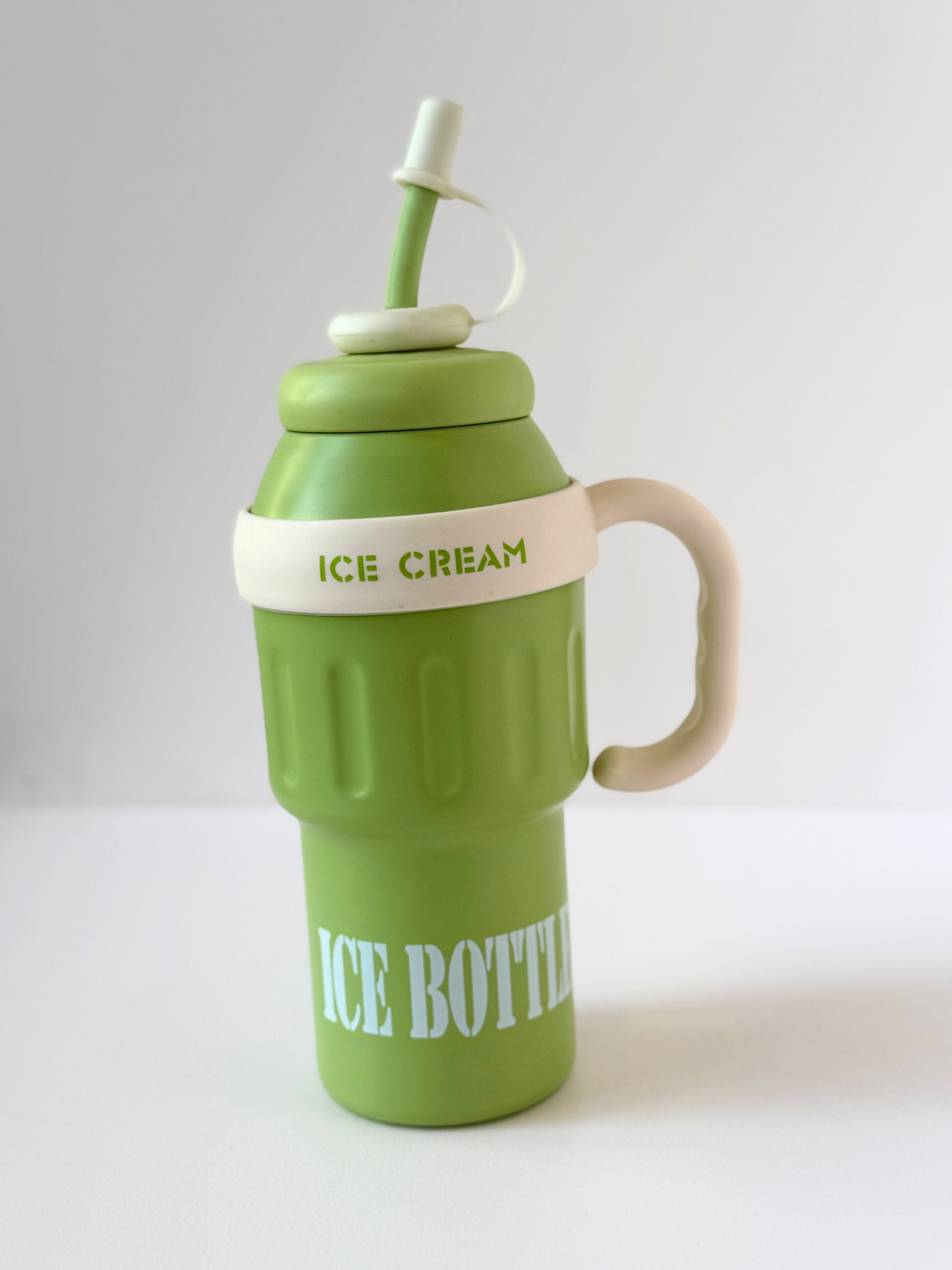 Ice Cream Bottle – Fun Sipper Tumbler with Handle