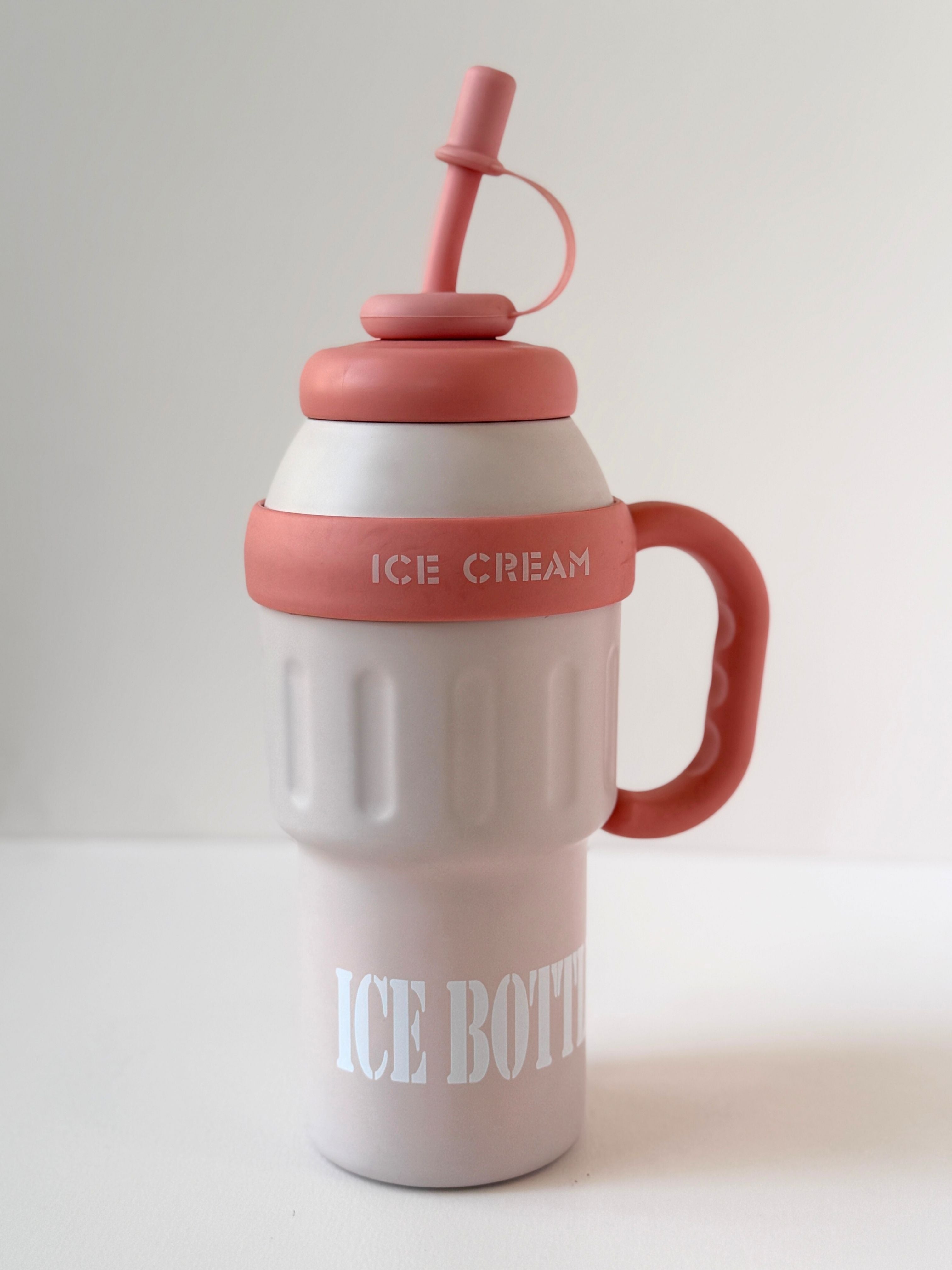 Ice Cream Bottle – Fun Sipper Tumbler with Handle