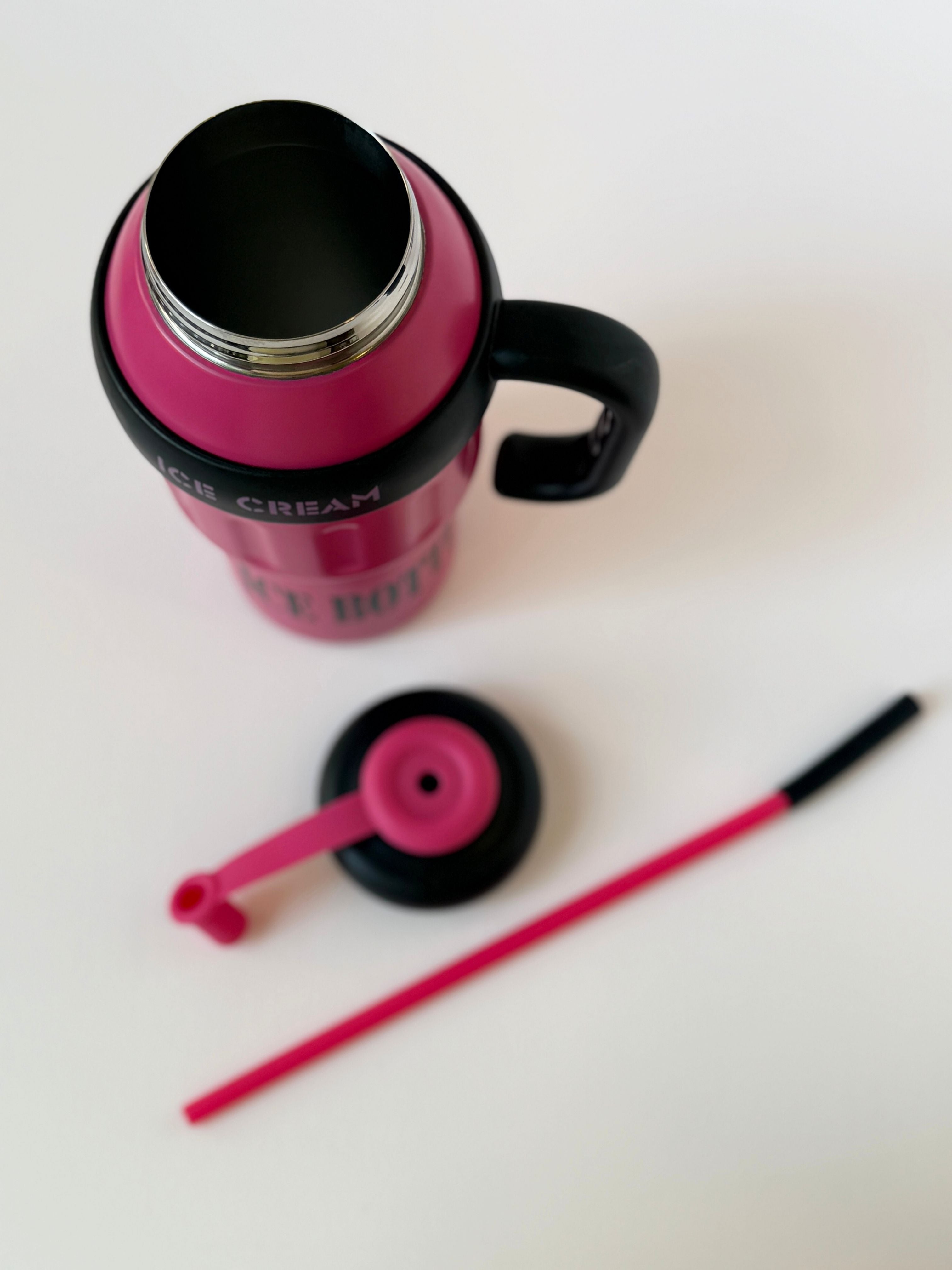 Ice Cream Bottle – Fun Sipper Tumbler with Handle
