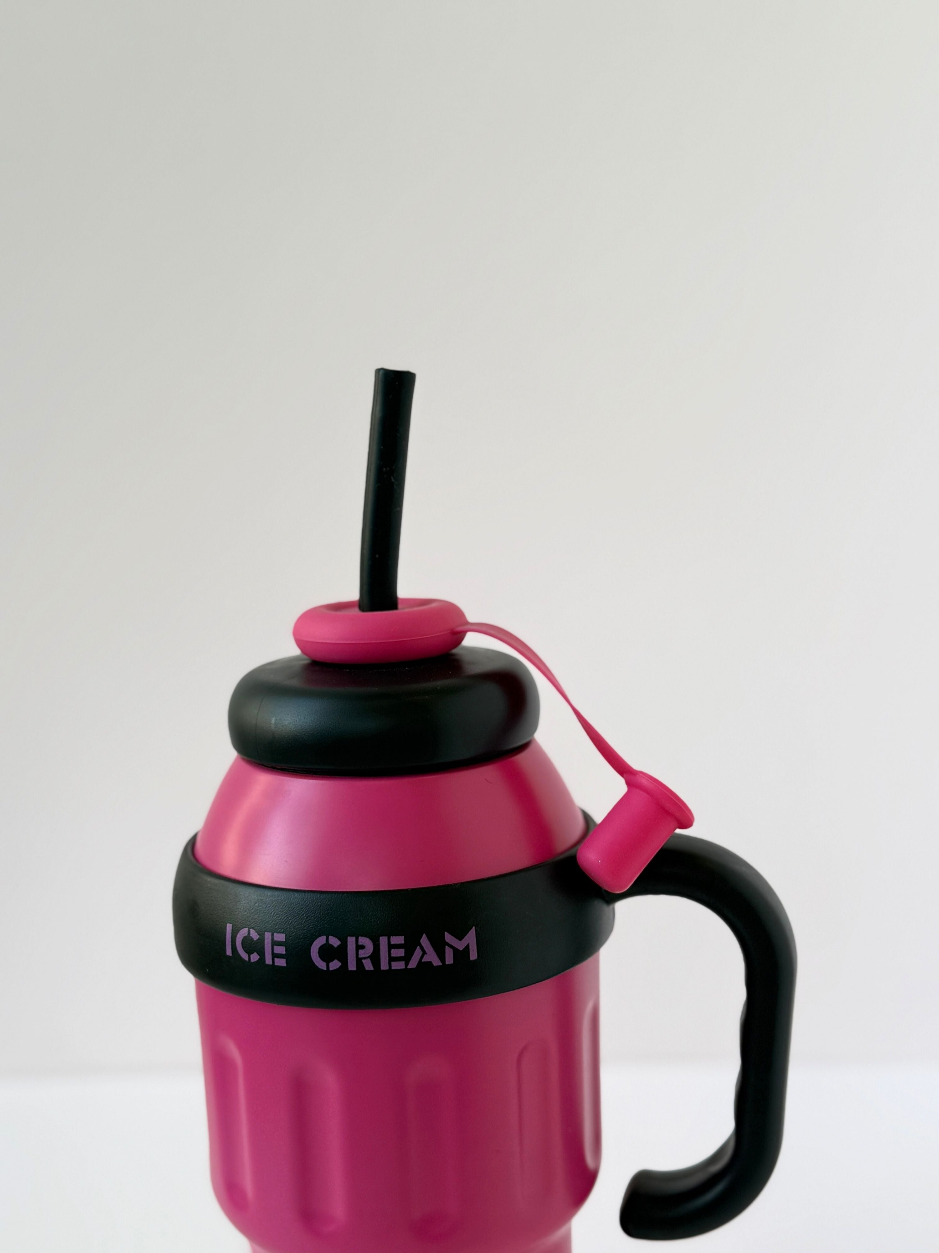 Ice Cream Bottle – Fun Sipper Tumbler with Handle