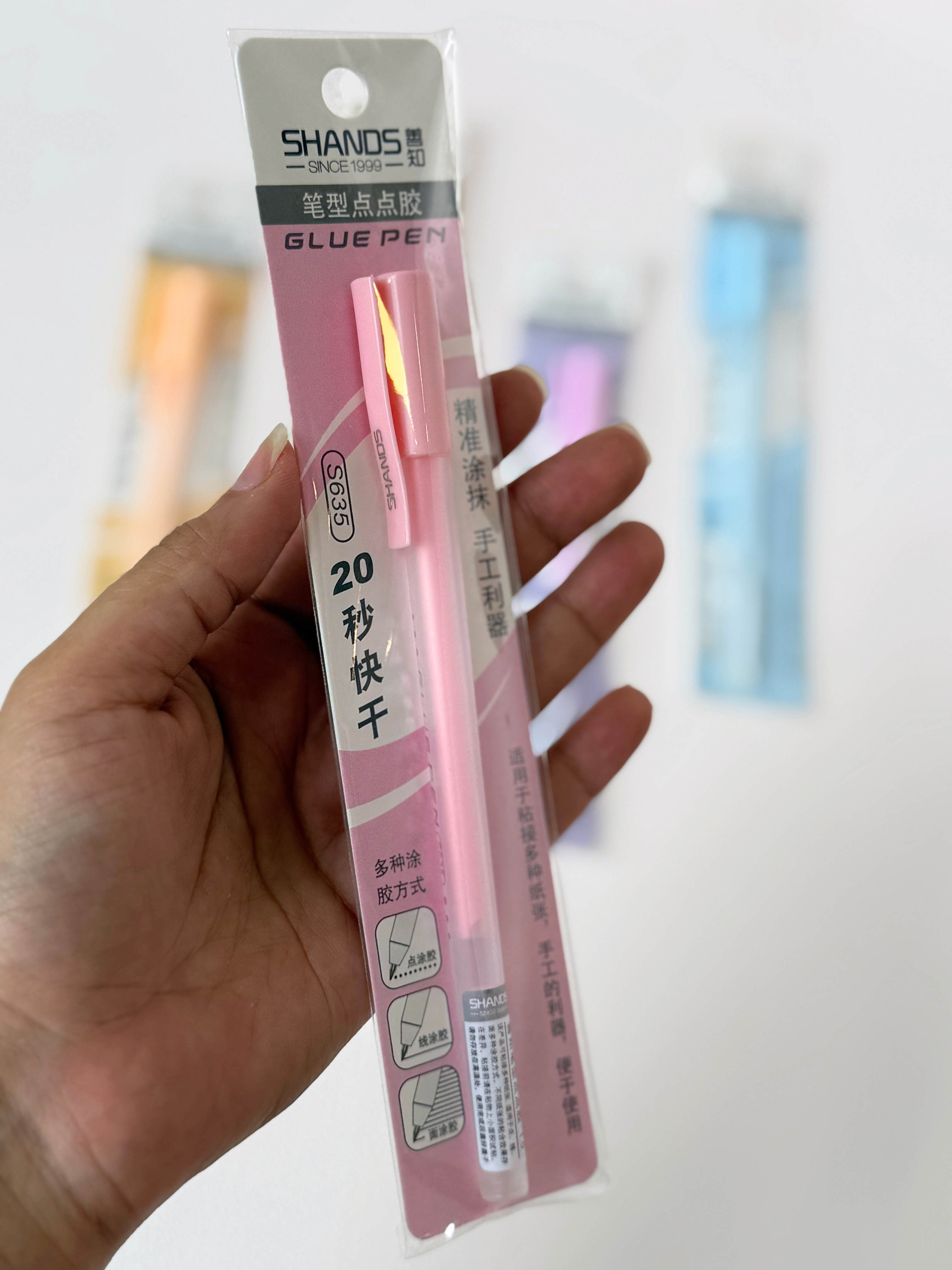 SHANDS Precision Craft Glue Pen – Quick Dry, No-Mess Adhesive for Arts & DIY (20s Fast Dry)