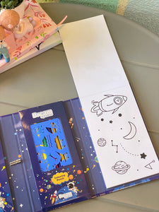 Colouring And Scratch Note Pad Set Book