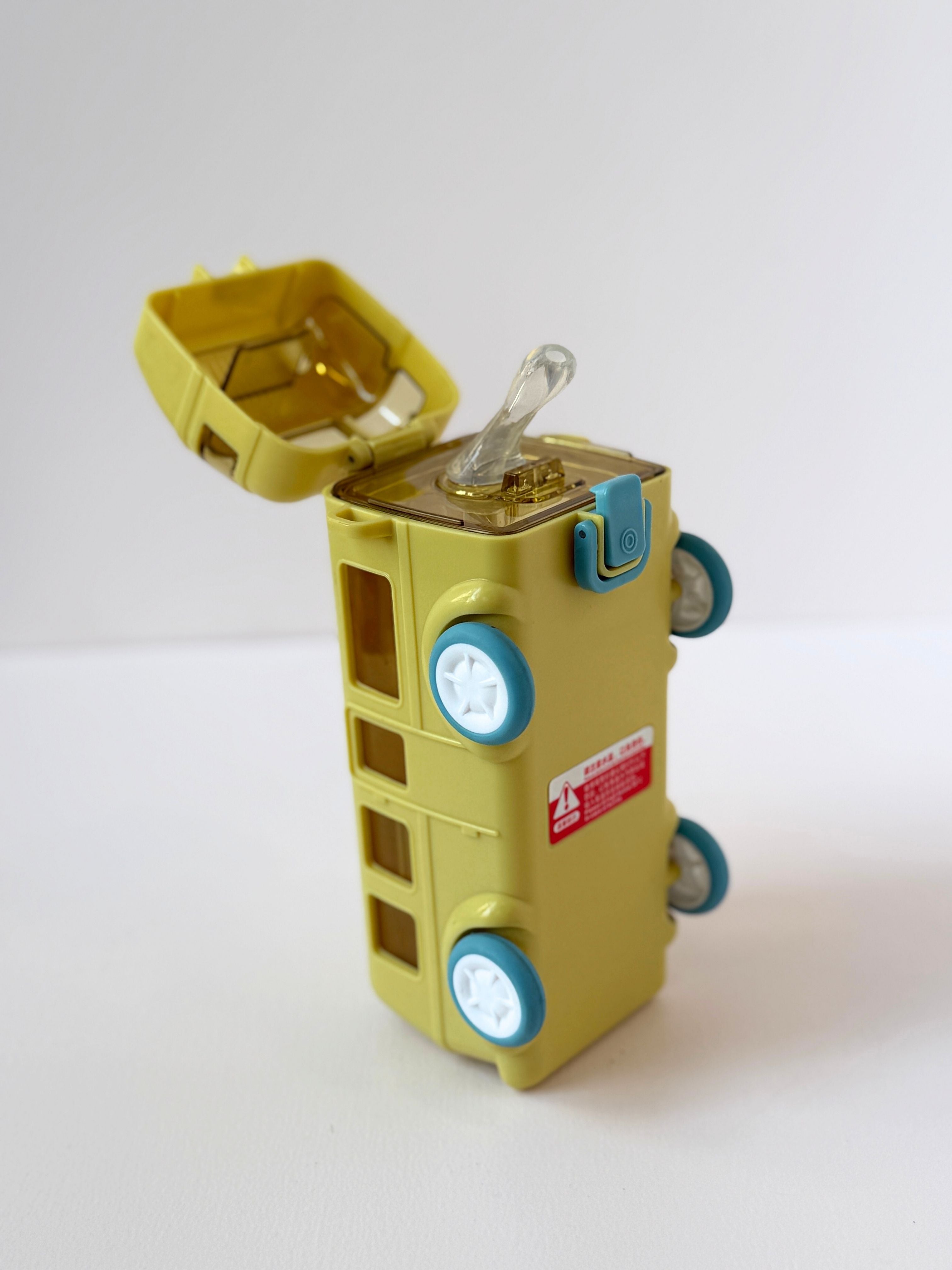Adorable Bus-Shaped Water Bottle for Kids (380ml)