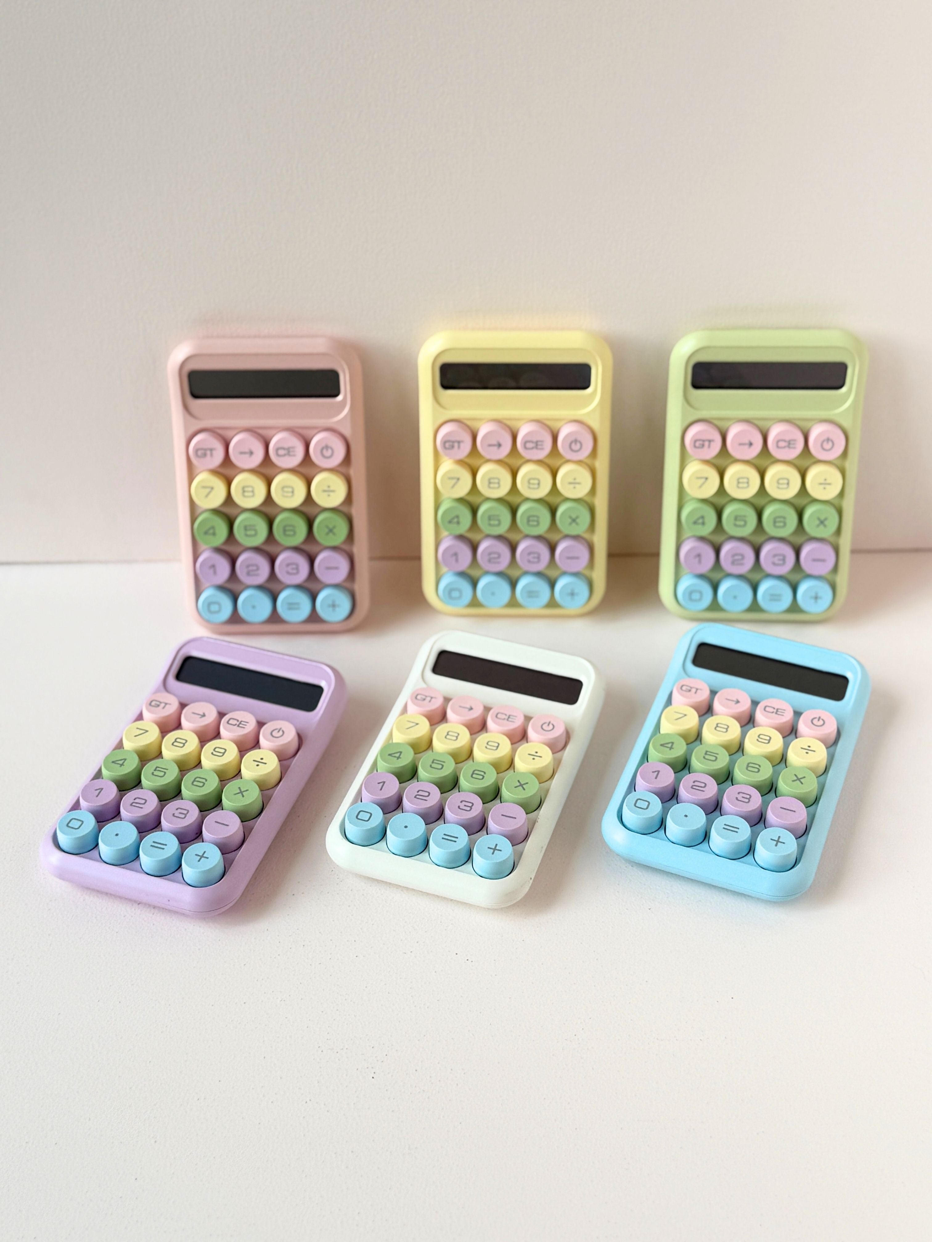Pastel Retro Calculator – Cute, Colourful & Functional