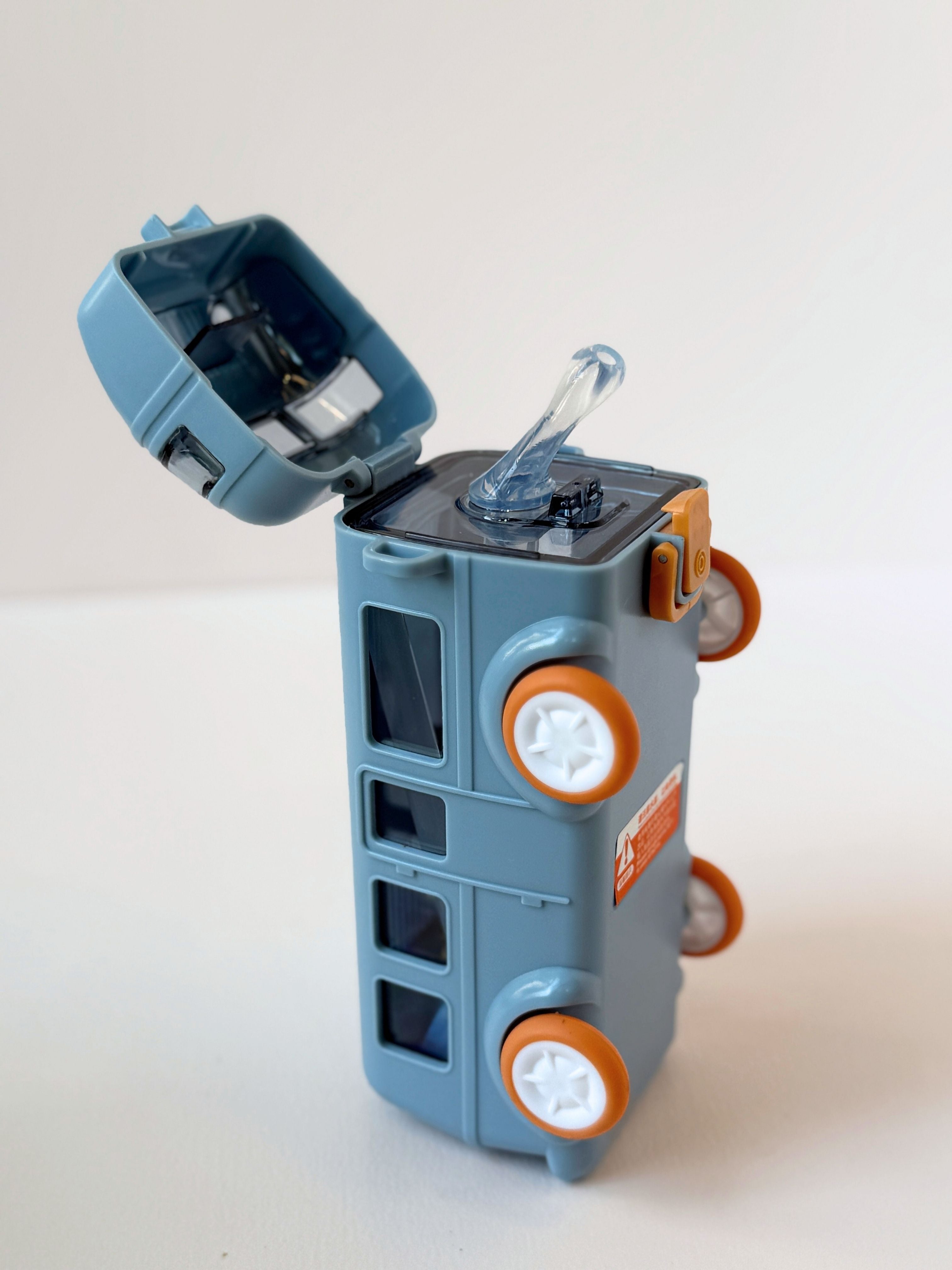 Adorable Bus-Shaped Water Bottle for Kids (380ml)