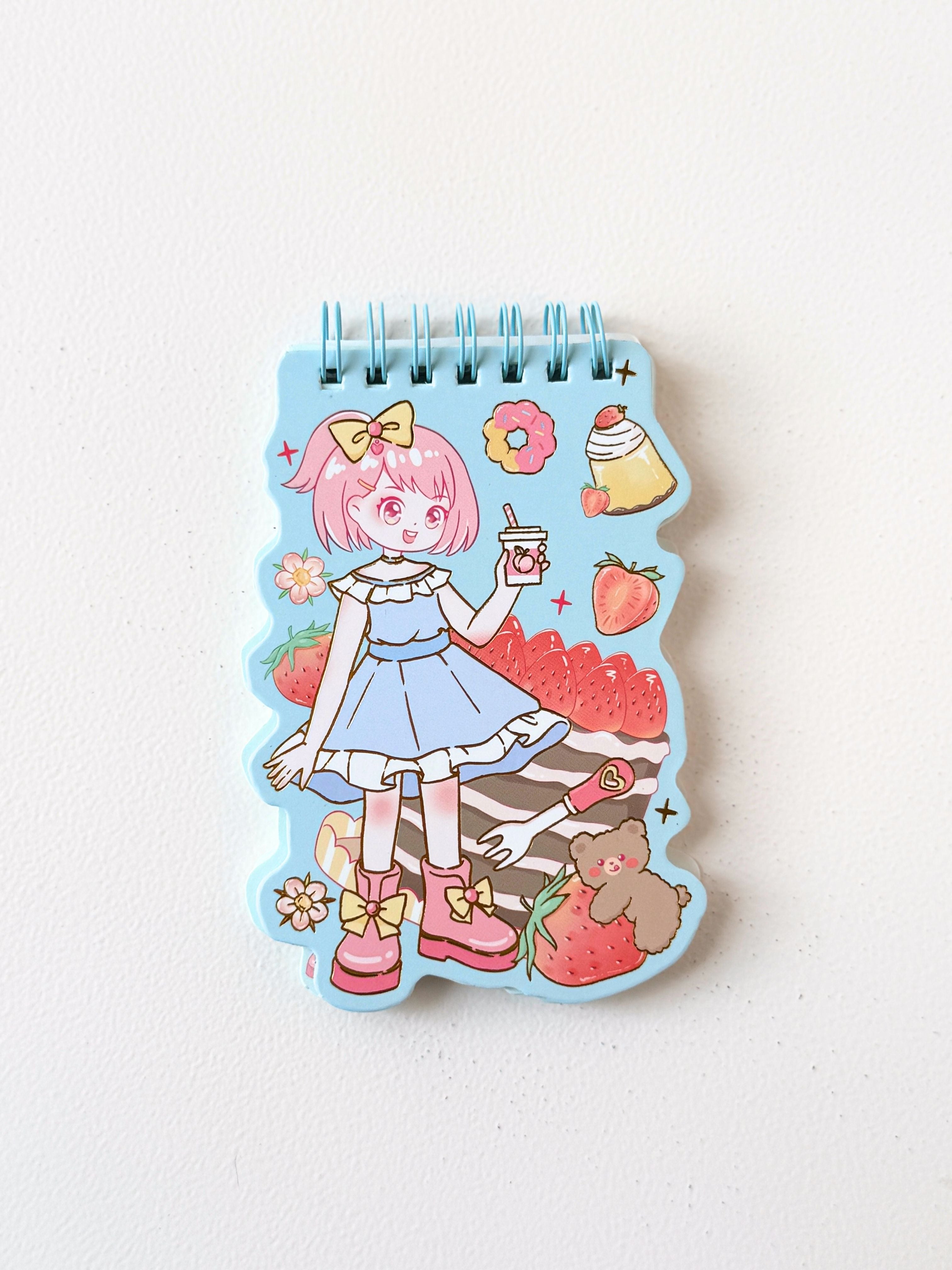 Sweetheart Memo Pad โ Kawaii Spiral Notebook