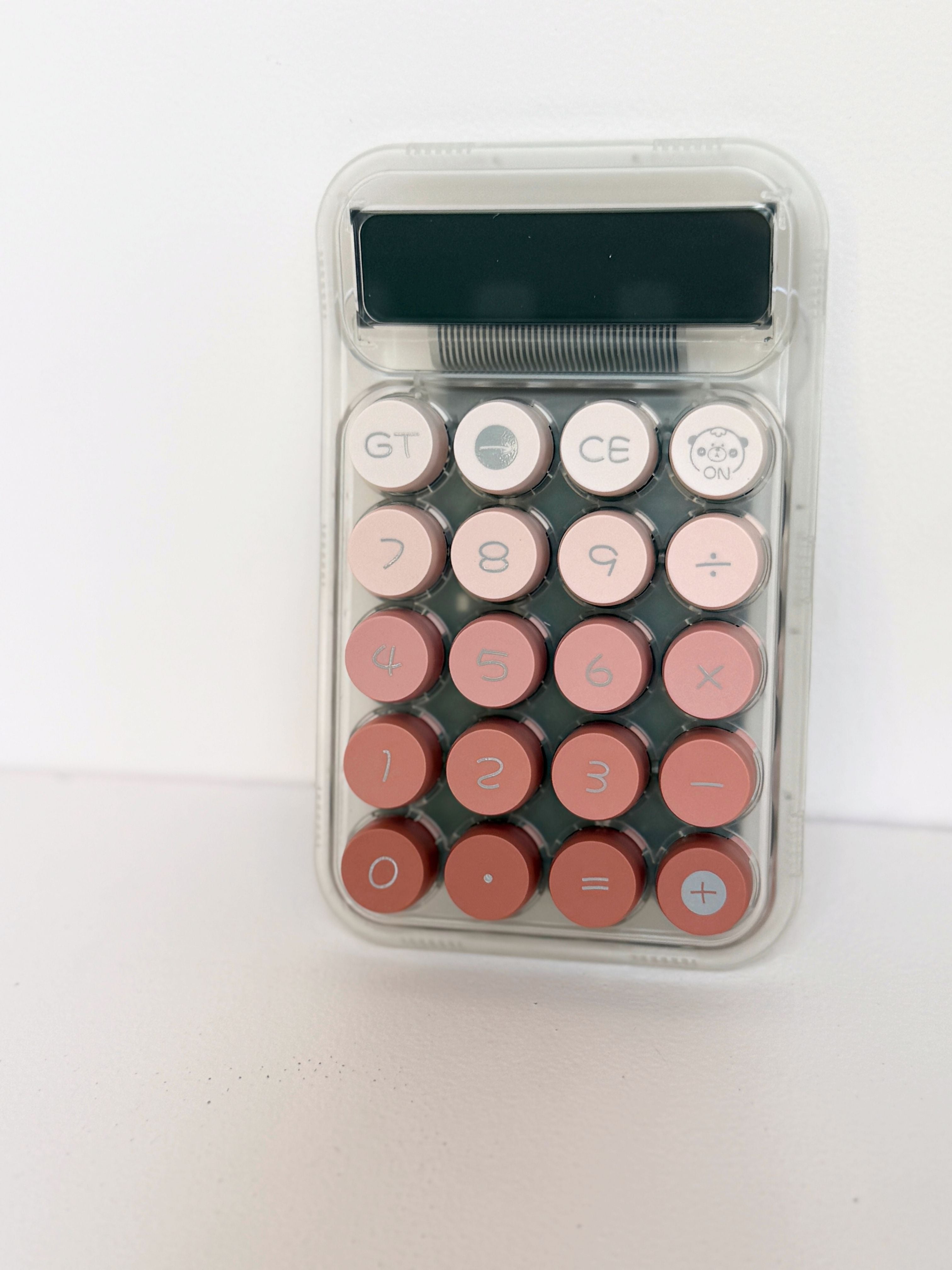 Transparent Aesthetic Retro Button Calculators