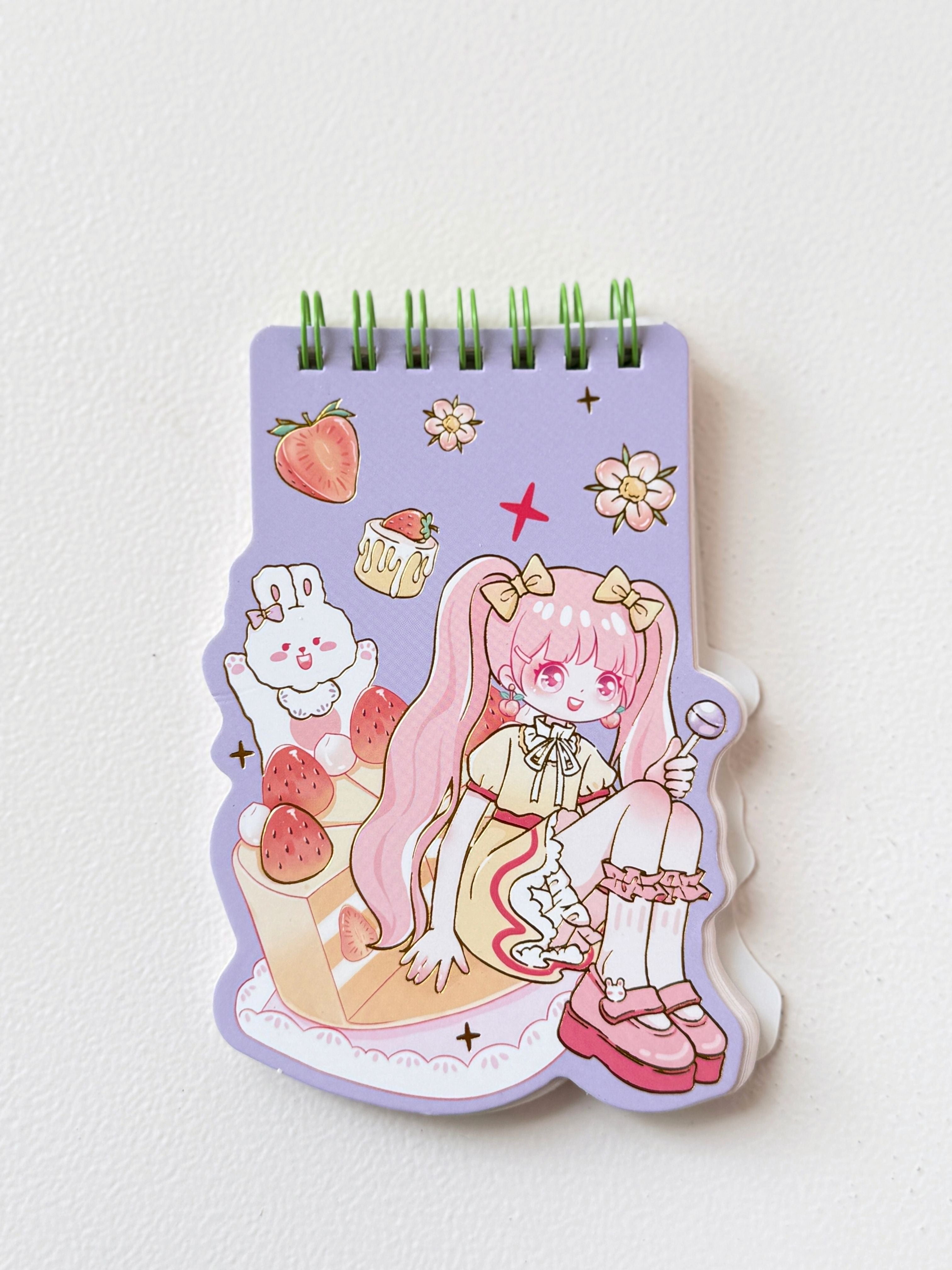 Sweetheart Memo Pad โ Kawaii Spiral Notebook
