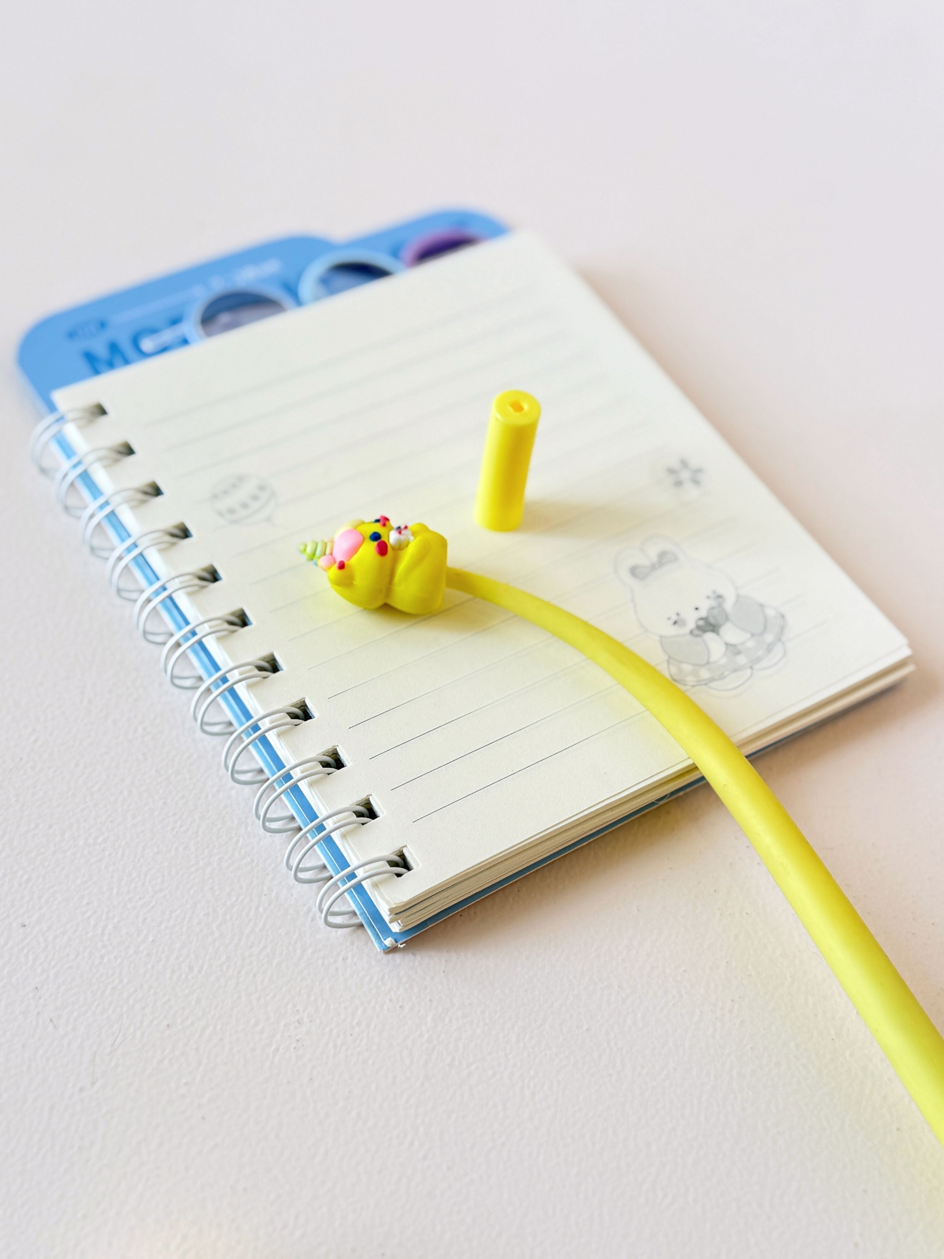 Kawaii Unicorn Gel Pen – Flexible Barrel with 3D Cute Animal Topper