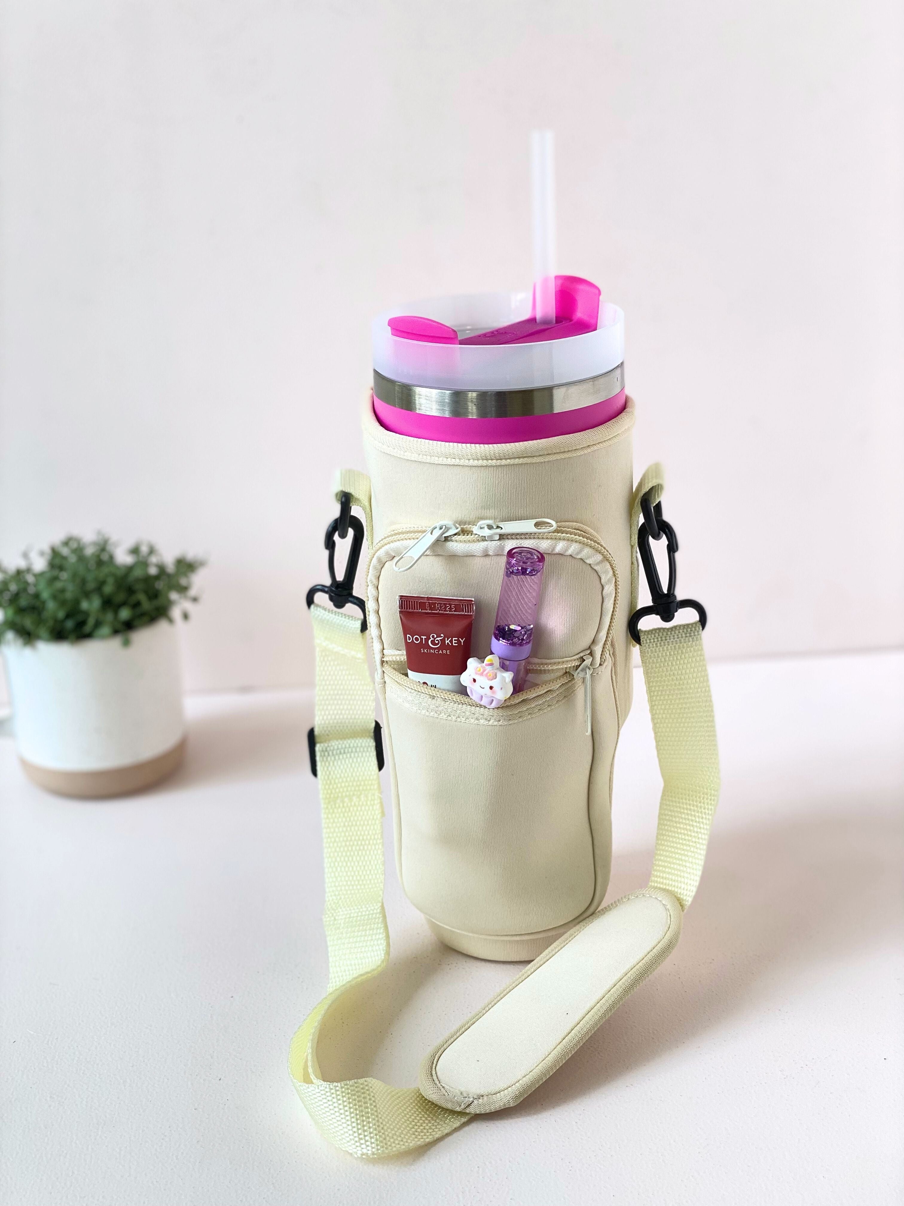 Tumbler Carrier Bag with Adjustable Strap – Fits 30-40oz Tumblers