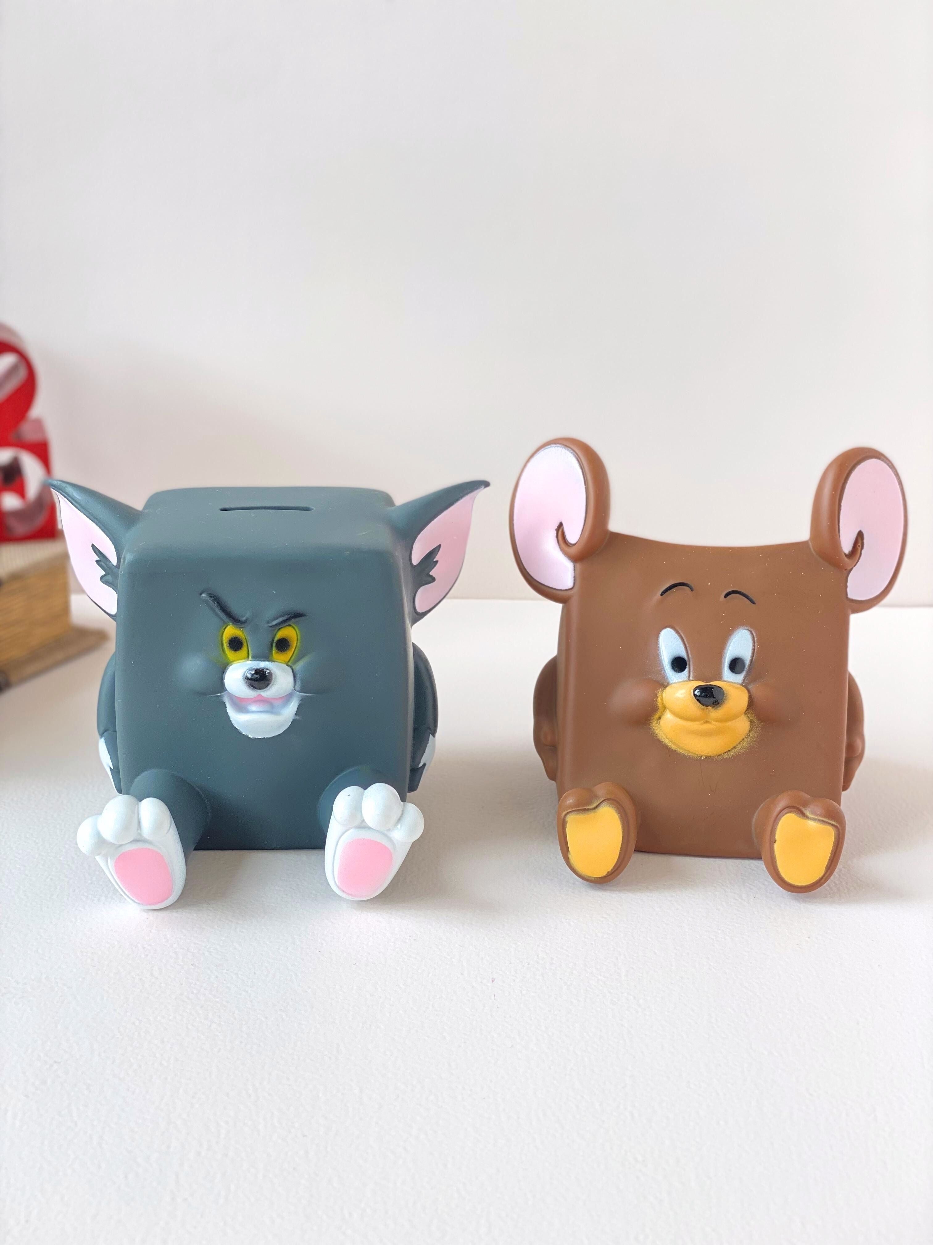 Cat & Mouse Cartoon Coin Banks – Cute 3D Character Money Box Set