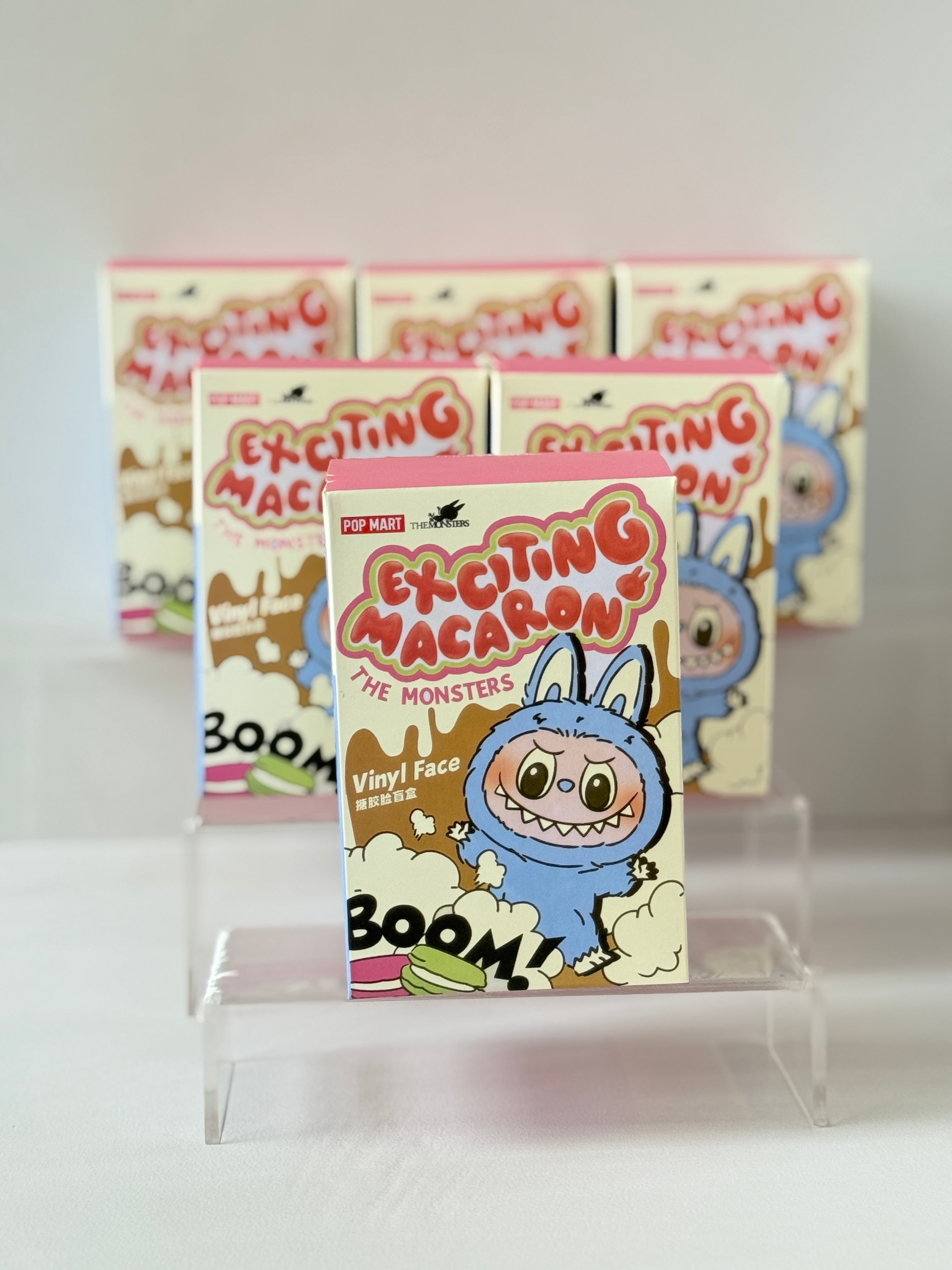 the monsters exciting macaron Labubu Monster Series – Exciting Macaron Mystery Box (Vinyl Face) – PropFactory