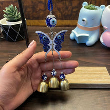 Load image into Gallery viewer, Butterfly Evil eye Hanging &amp; Keychain
