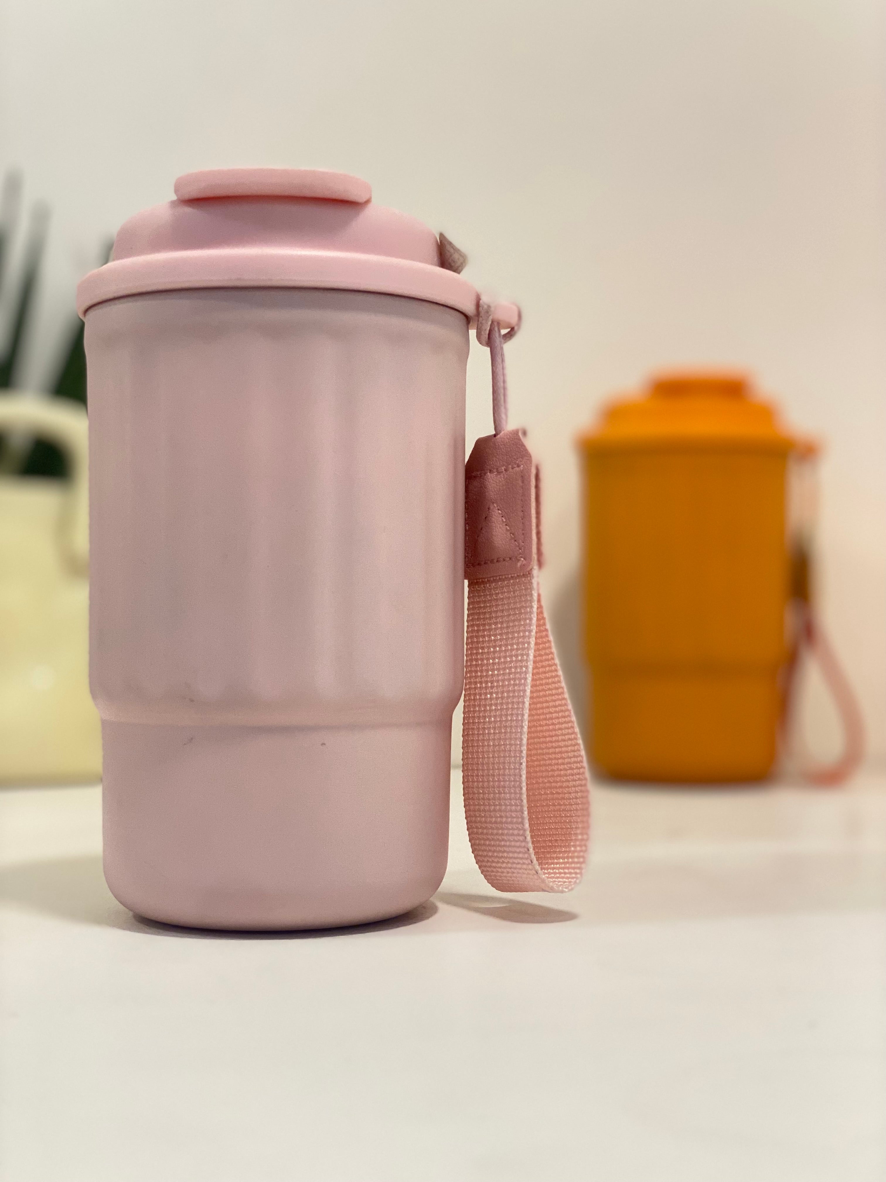 Portable Sports Water Sipper with Flip Lid – 450ml Leakproof & BPA-Free