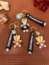 Load image into Gallery viewer, Coffee Bear Keychain
