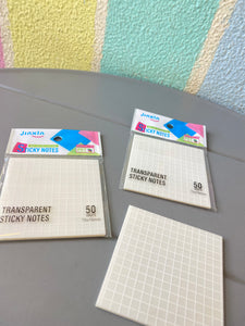 Transparent Sticky Notes