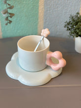 Load image into Gallery viewer, Flower Mug with Saucer
