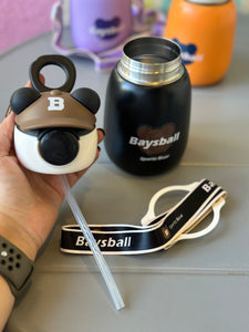 Adorable Baysball flask with Sling