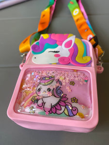 Unicorn Pop It Sling Bag