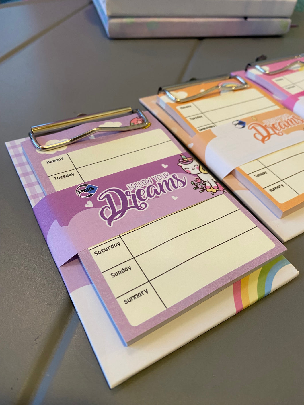 Unicorn Weekly Memo Pad