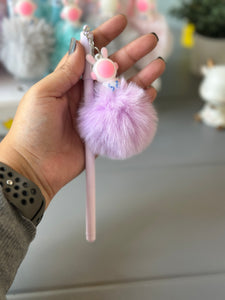 Fur Pom Pom Pen