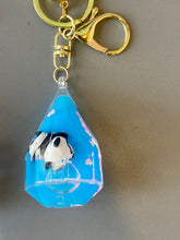 Load image into Gallery viewer, Star And Diamond Glitter Keychain
