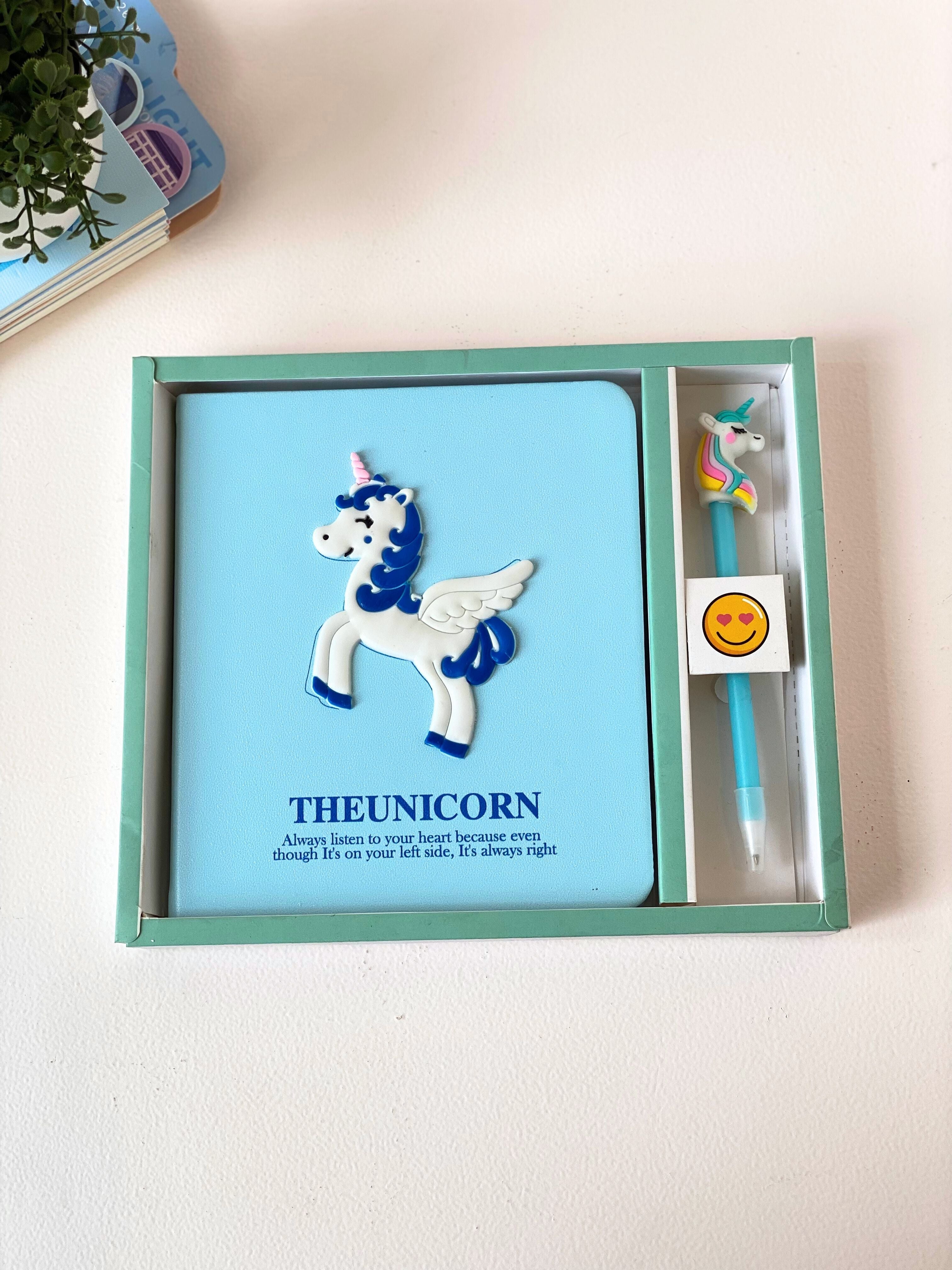 Whimsical Unicorn Journal & Pen Gift Set – Cute Stationery for Kids & Teens