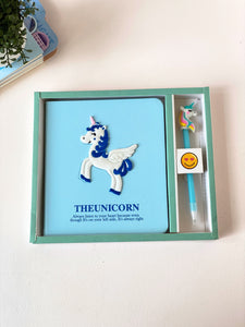 Whimsical Unicorn Journal & Pen Gift Set – Cute Stationery for Kids & Teens