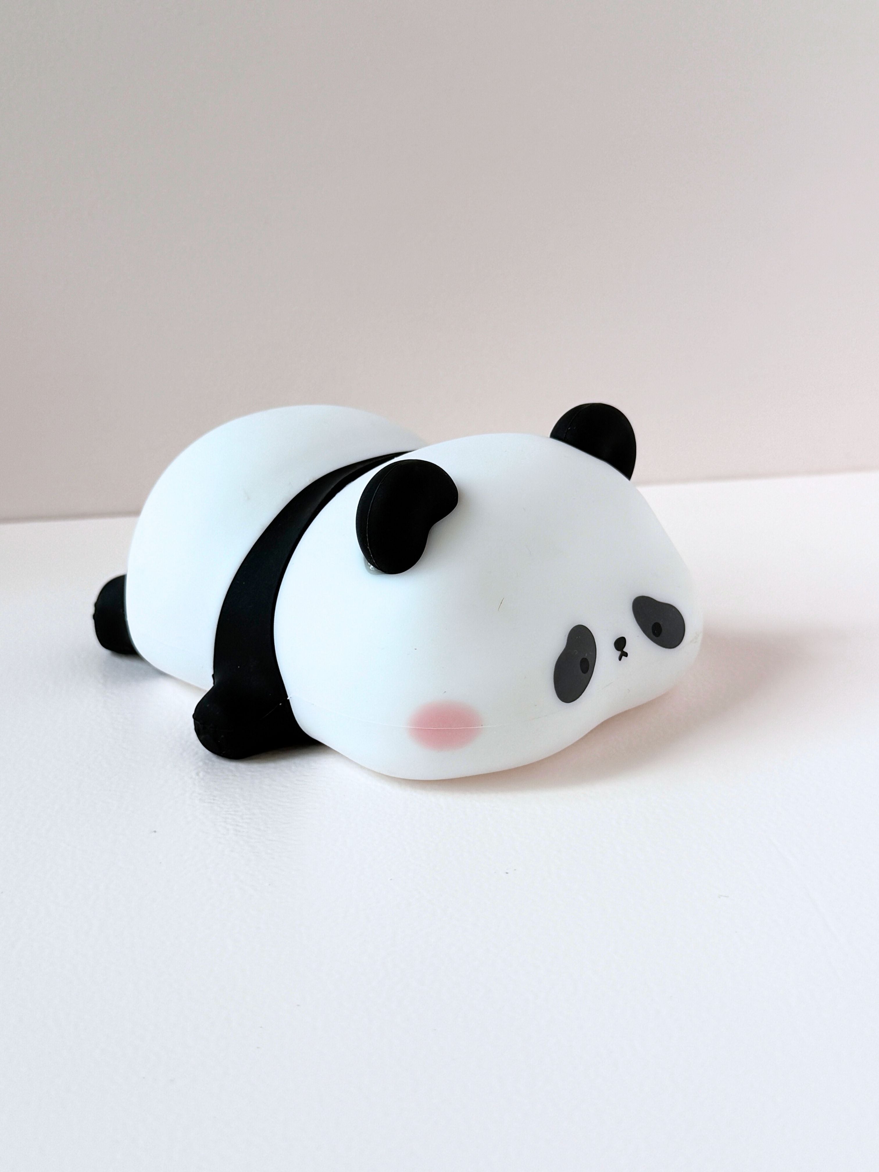 Sleepy Panda Silicone Touch Lamp – Soft Glow Night Companion
