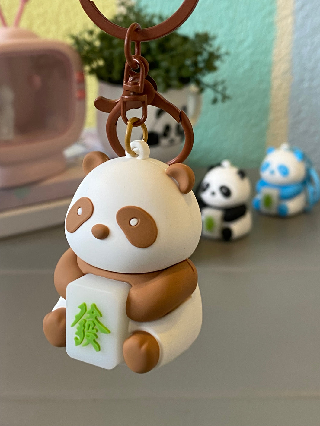 Mini Panda LED Keychain