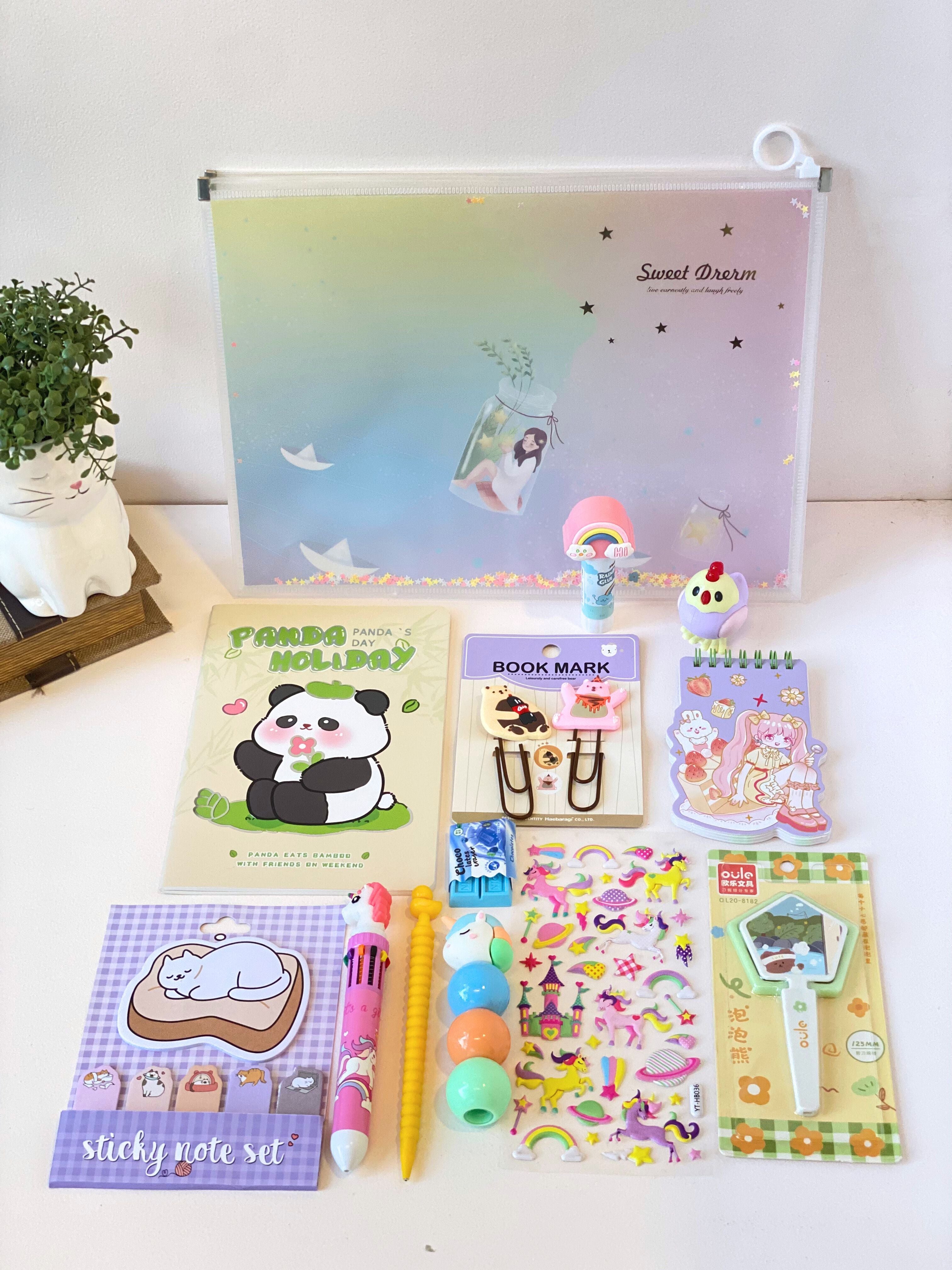 Sweet Dream Kids Stationery Hamper – Cute School Essentials Gift Set (12 Items)