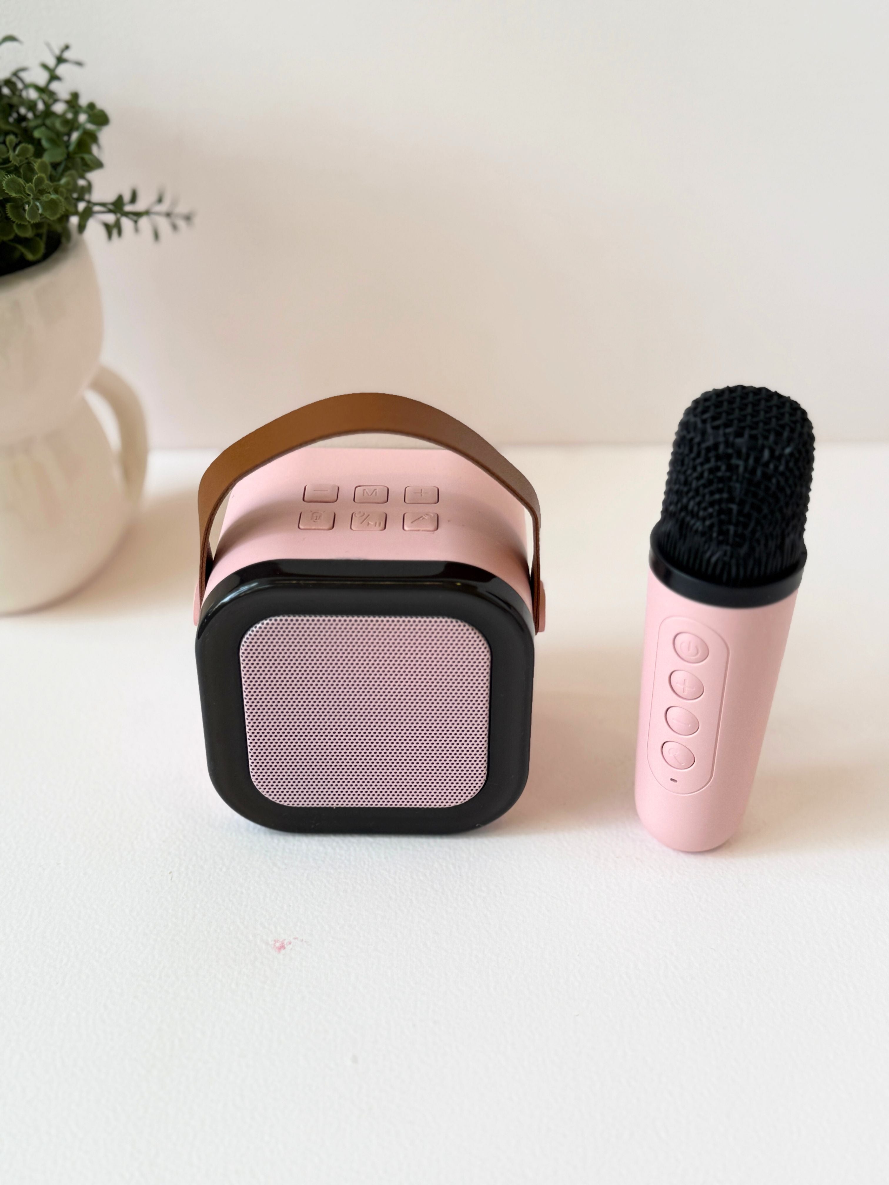 Portable Wireless Bluetooth Speaker & Microphone Set – Kids Karaoke & Music Combo
