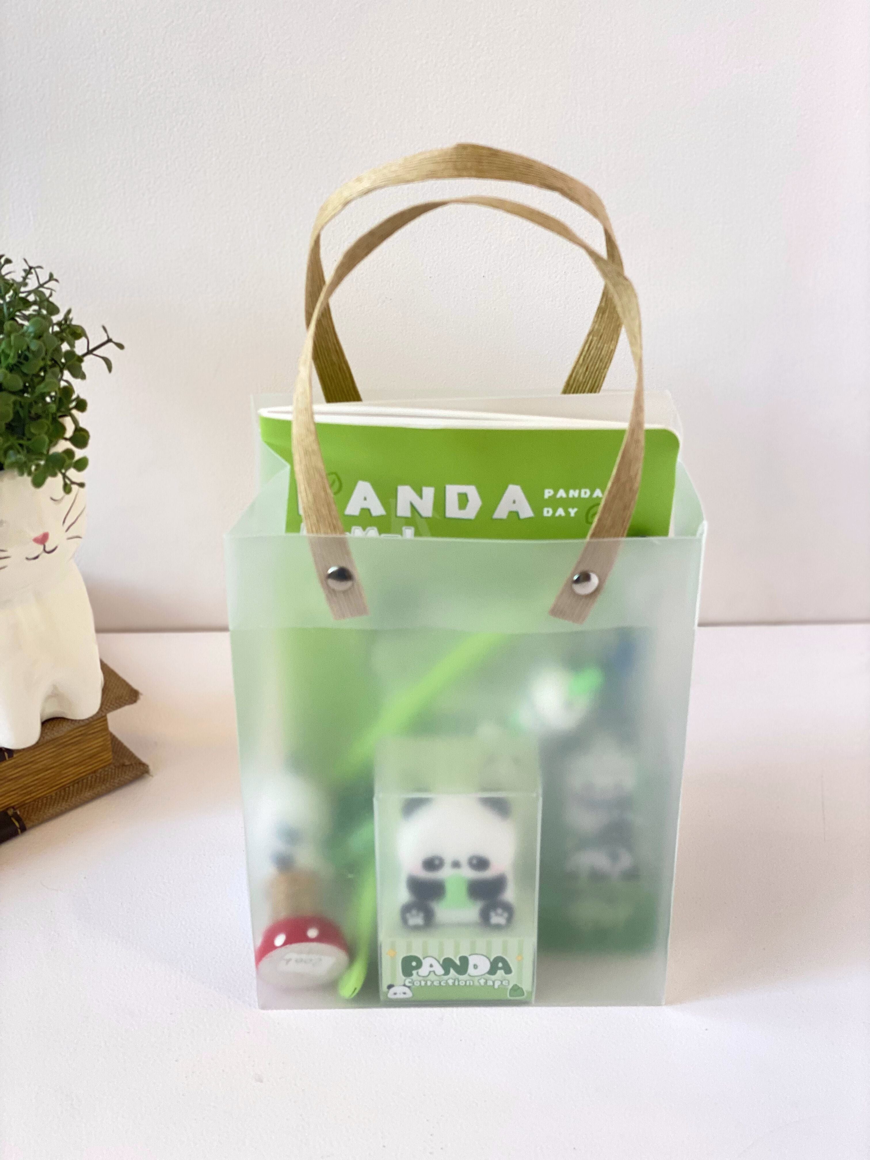 Panda Power Stationery Hamper – 12-Piece Cute School Supplies Set with Gift Bag