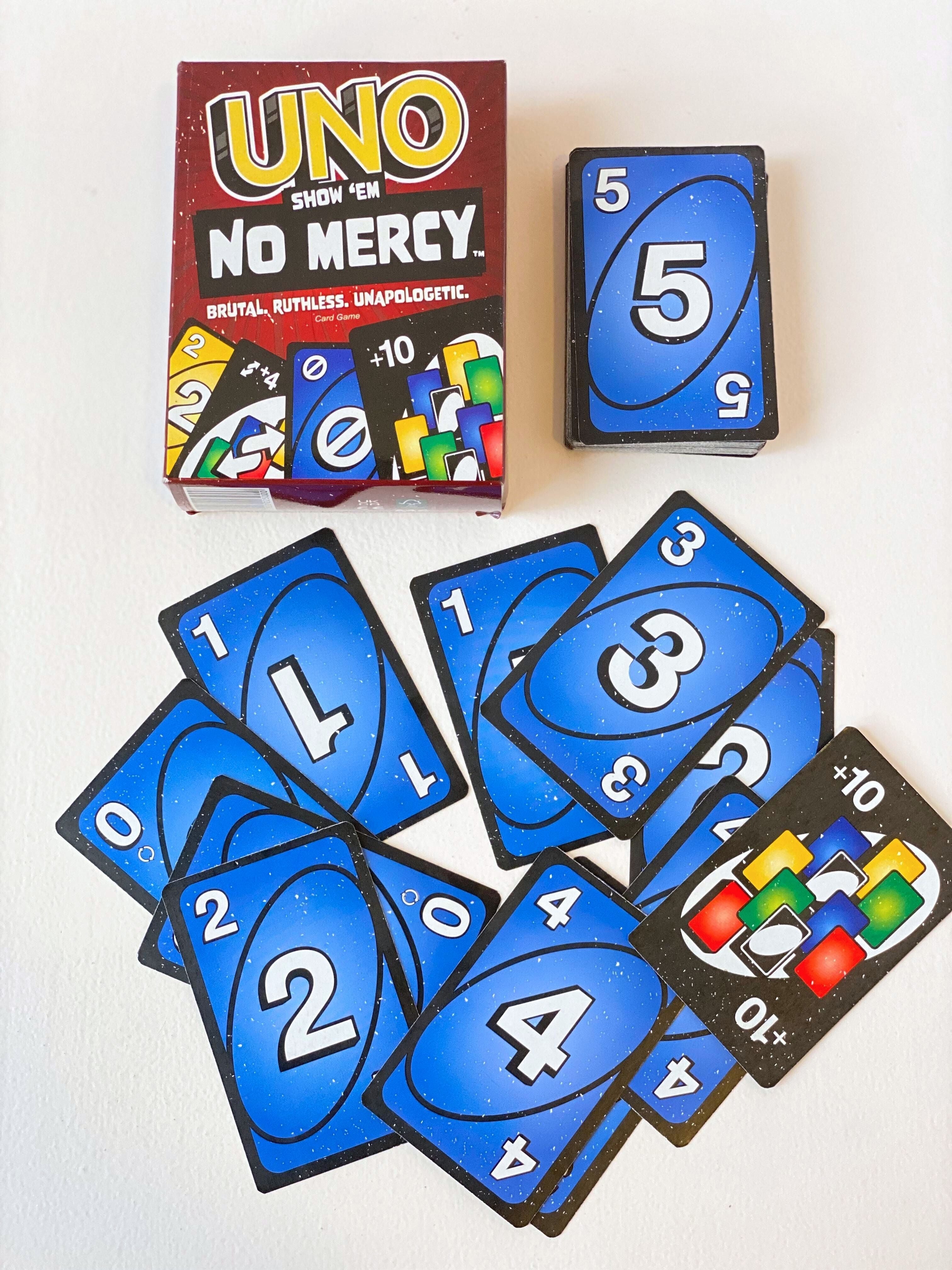 UNO Card Games Collection – Classic, Flip, No Mercy & Teams Editions