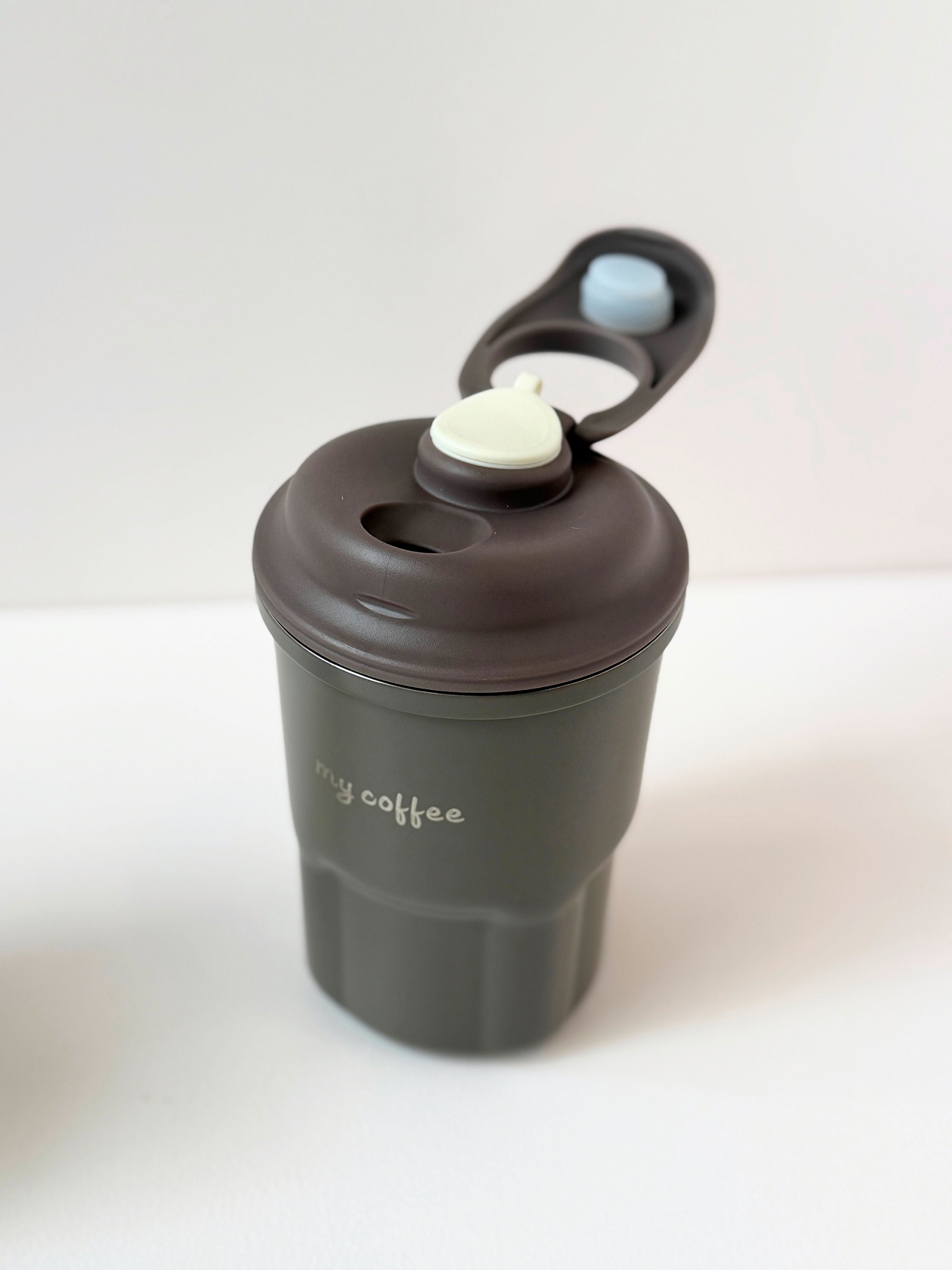 "My Coffee™ Leak-Proof Travel Cup with Straw – 500ml Reusable Tumbler"