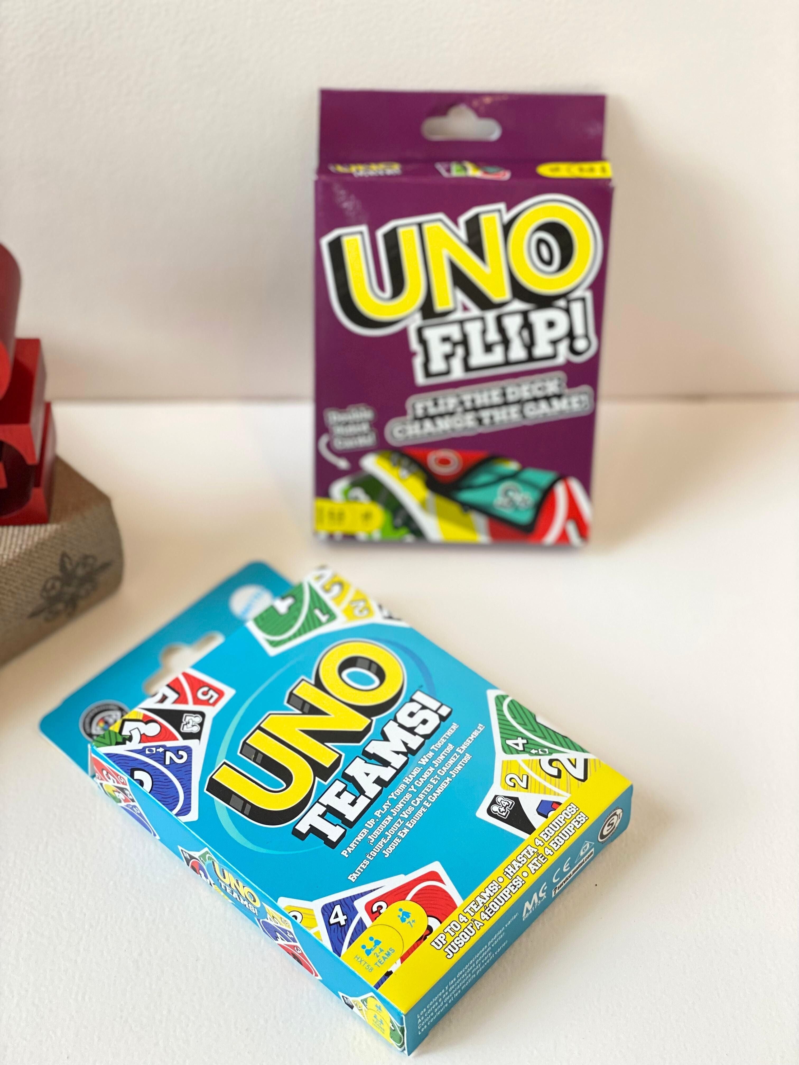 UNO Card Games Collection – Classic, Flip, No Mercy & Teams Editions