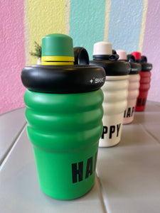 Happy Coffee Sipper Bottle