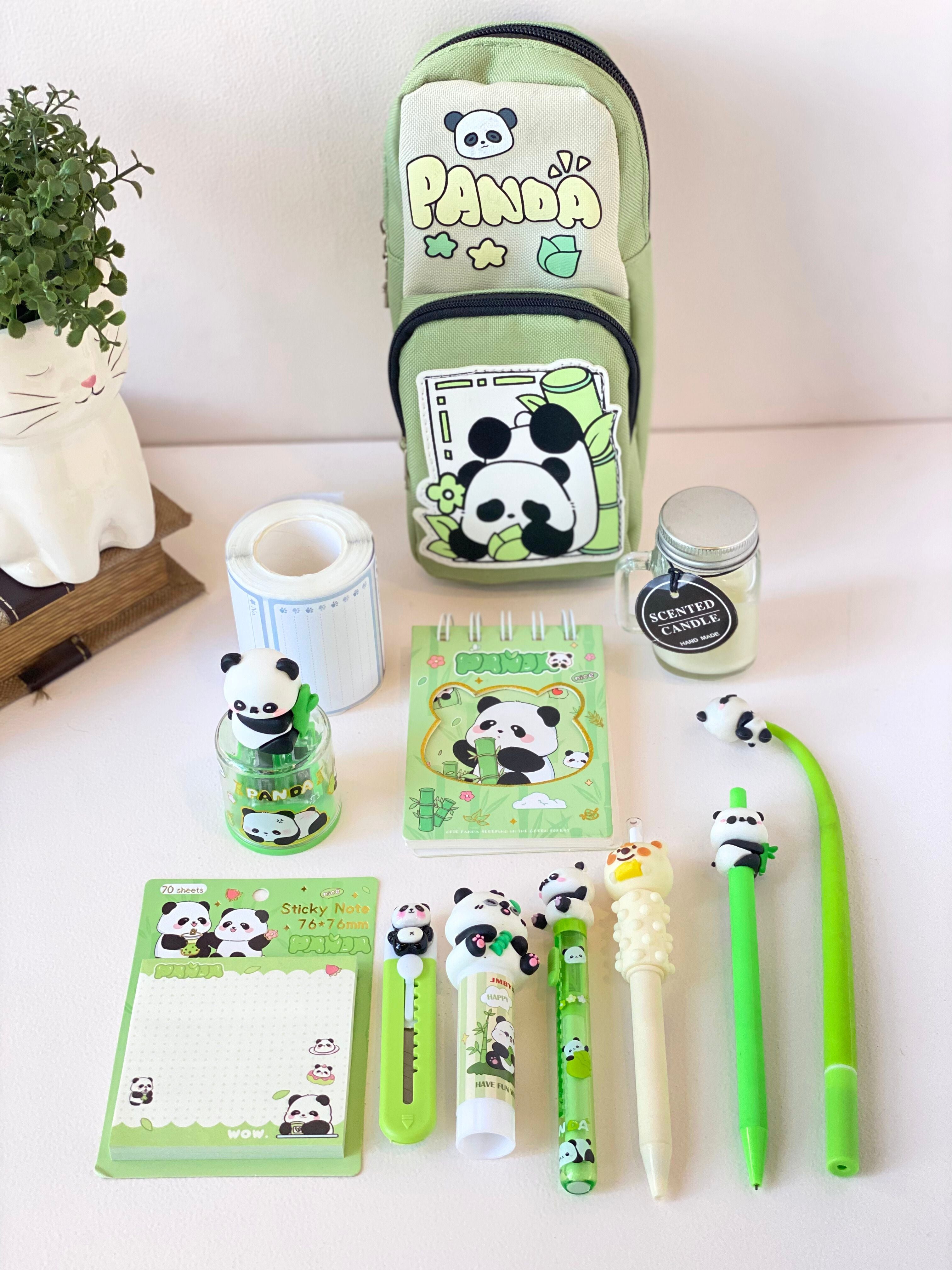 Panda Love Stationery Hamper – 10 Pcs Cute Panda-Themed Gift Set for Kids & Teens